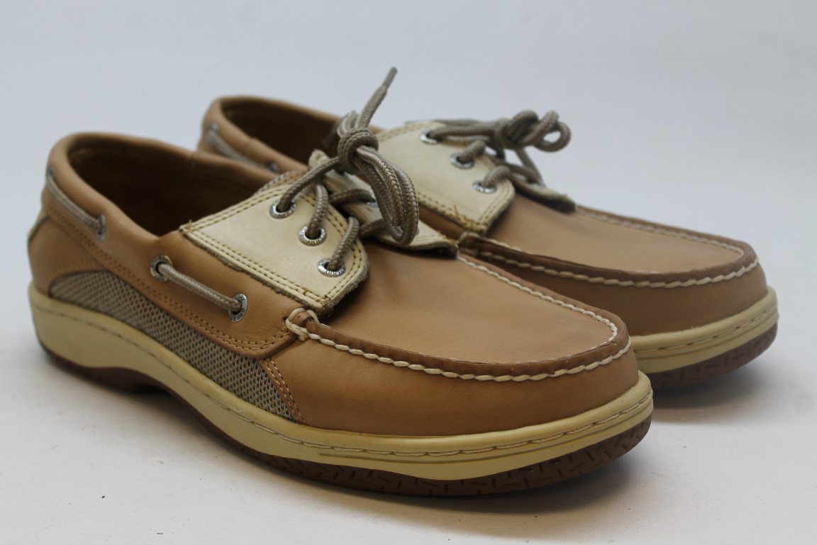 Sperry Billfish 3-Eye Men's Tan Beige Boat Shoes (ZAP6514) | eBay
