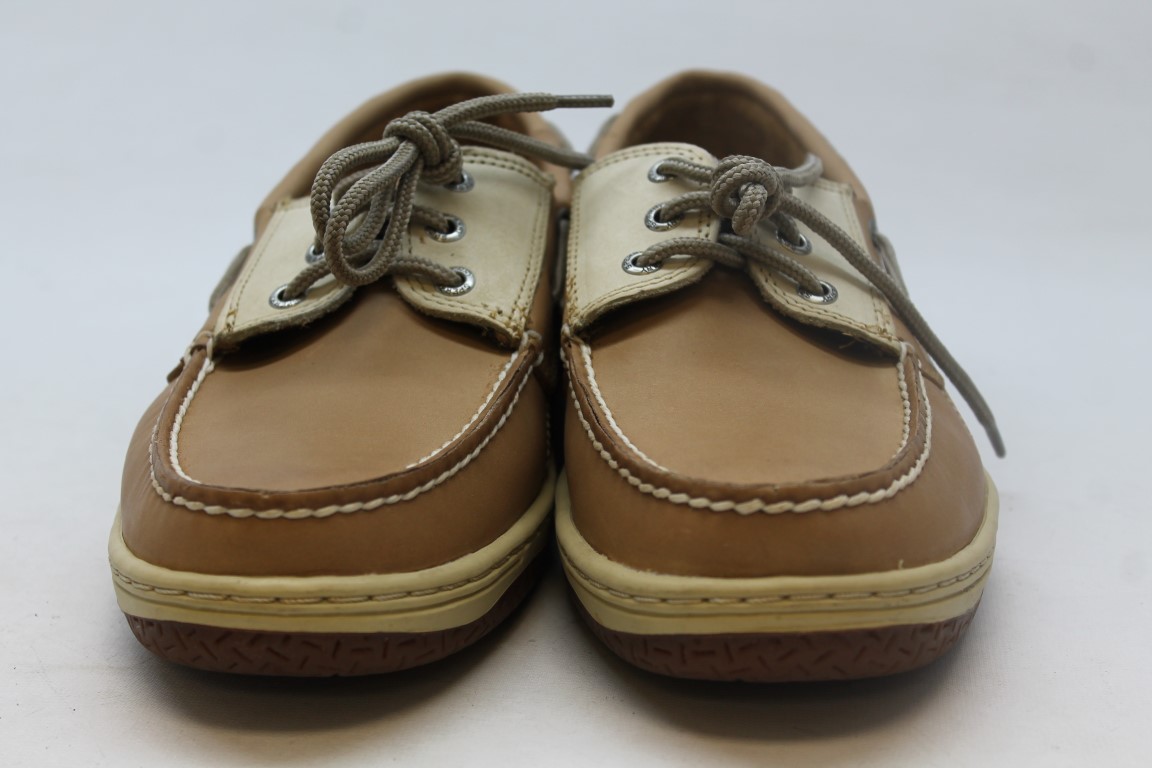 sperry billfish 3 eye tan beige