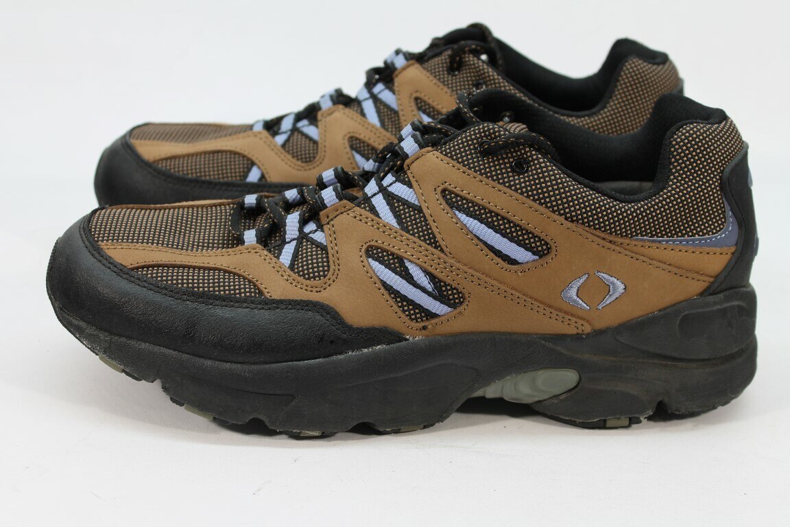 Aetrex Womens Gray/Plum V751 Sierra Hiking Shoe 5M 