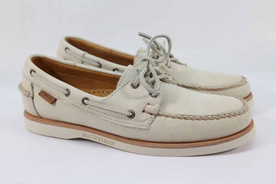 sebago docksides beige