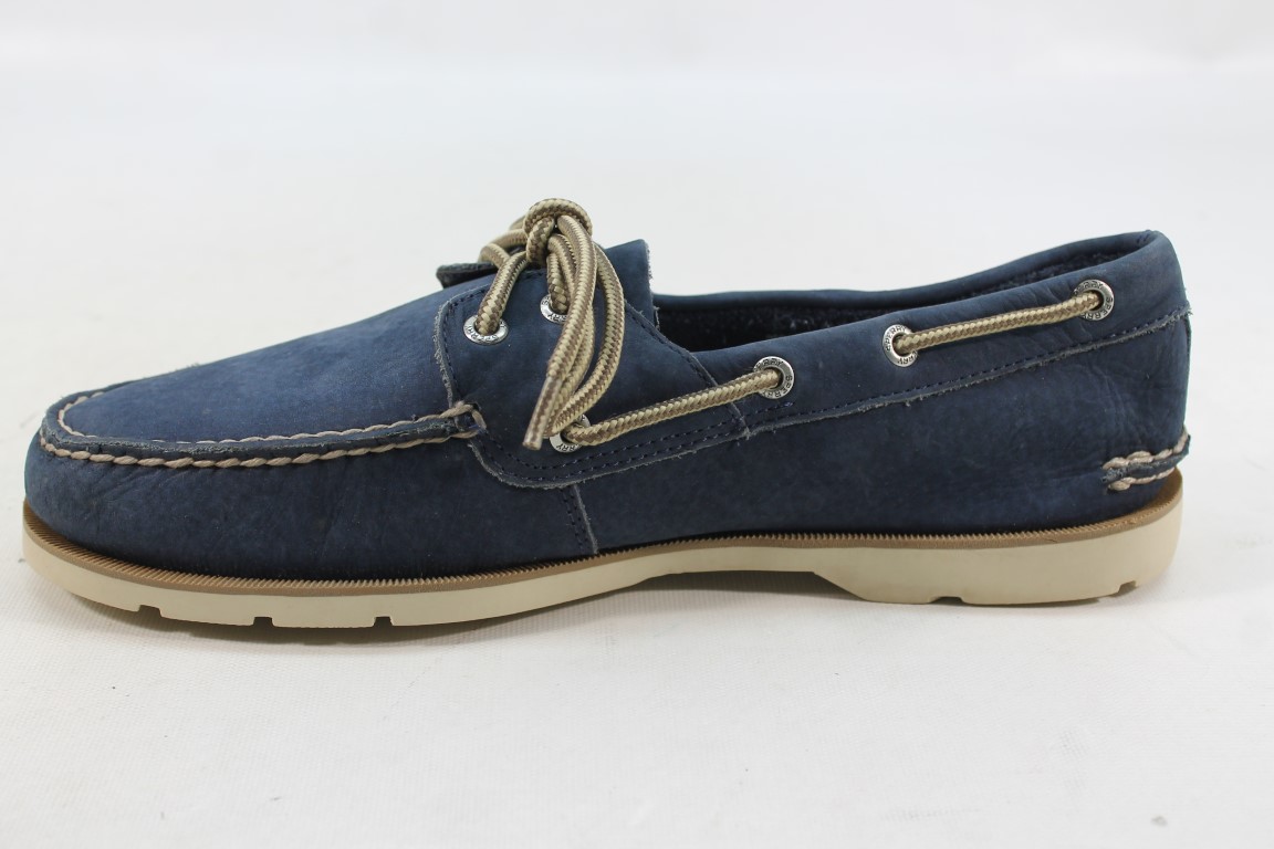 Sperry Top-Sider Leeward 2-Eye Men's Blue Boat Shoes NW/OB 