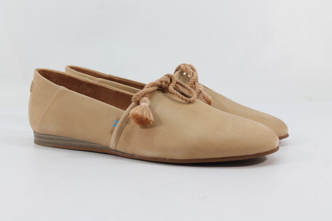 toms honey leather kelli flats