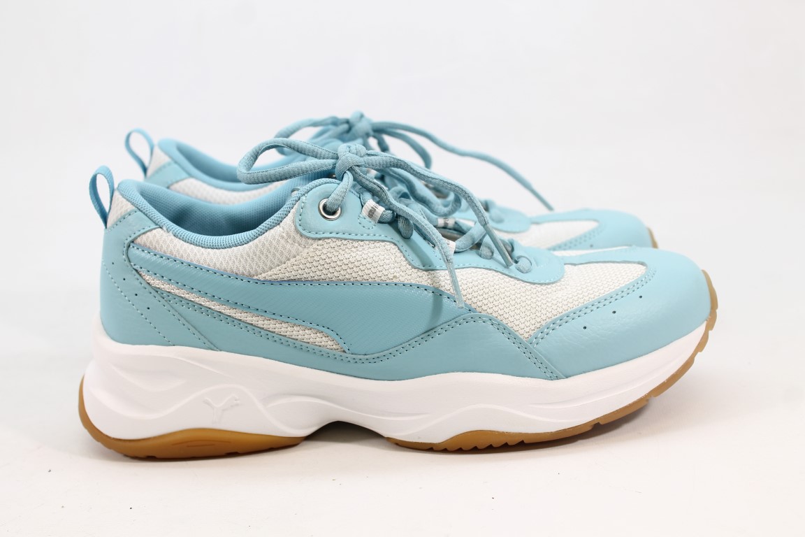 Milky Blue-puma White-puma Silver-gum Sneakers (ZAP7056)