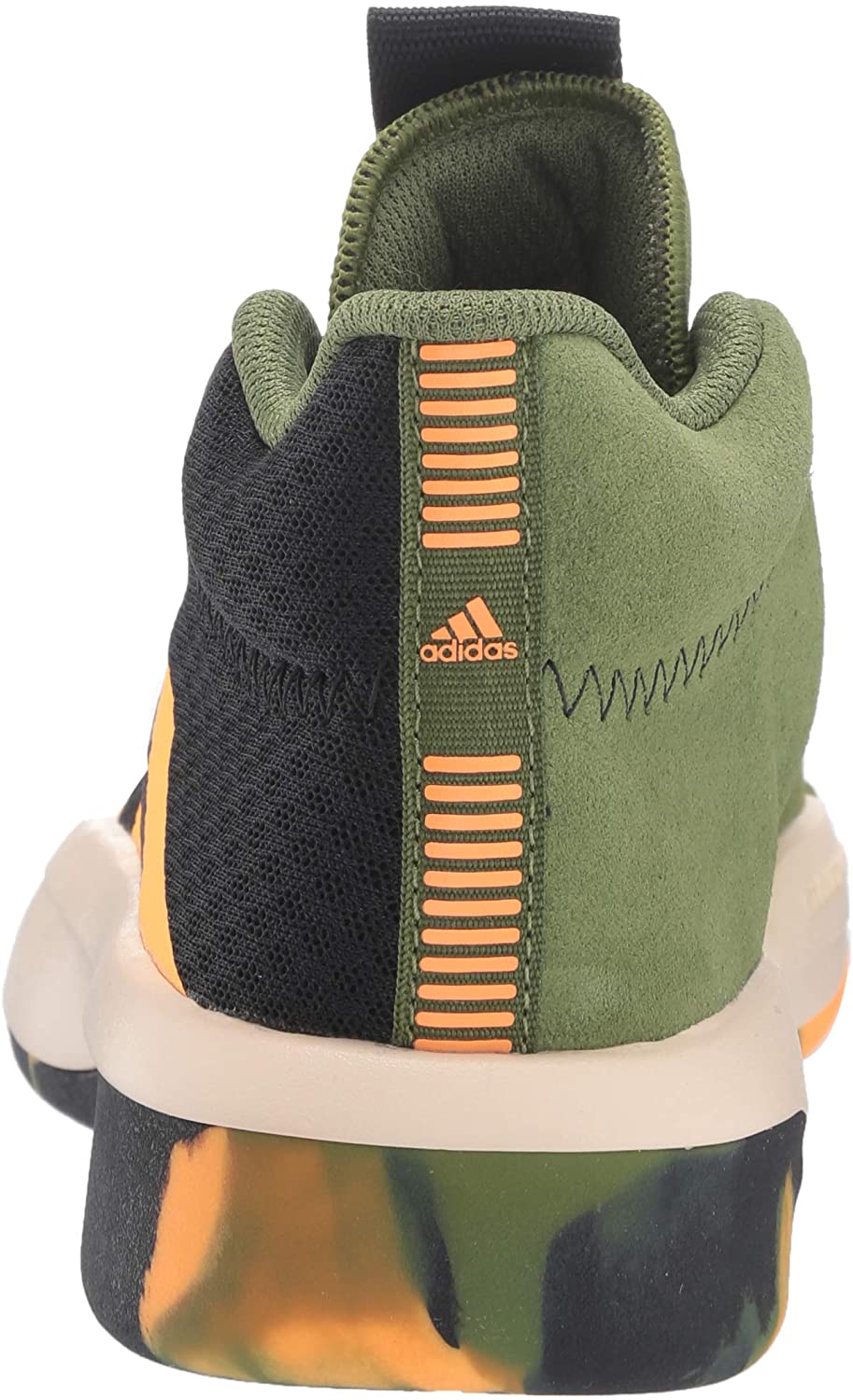 Adidas ProNext 2019 Little Kid Black/Tech Olive/Flash Orange Sneakers | eBay