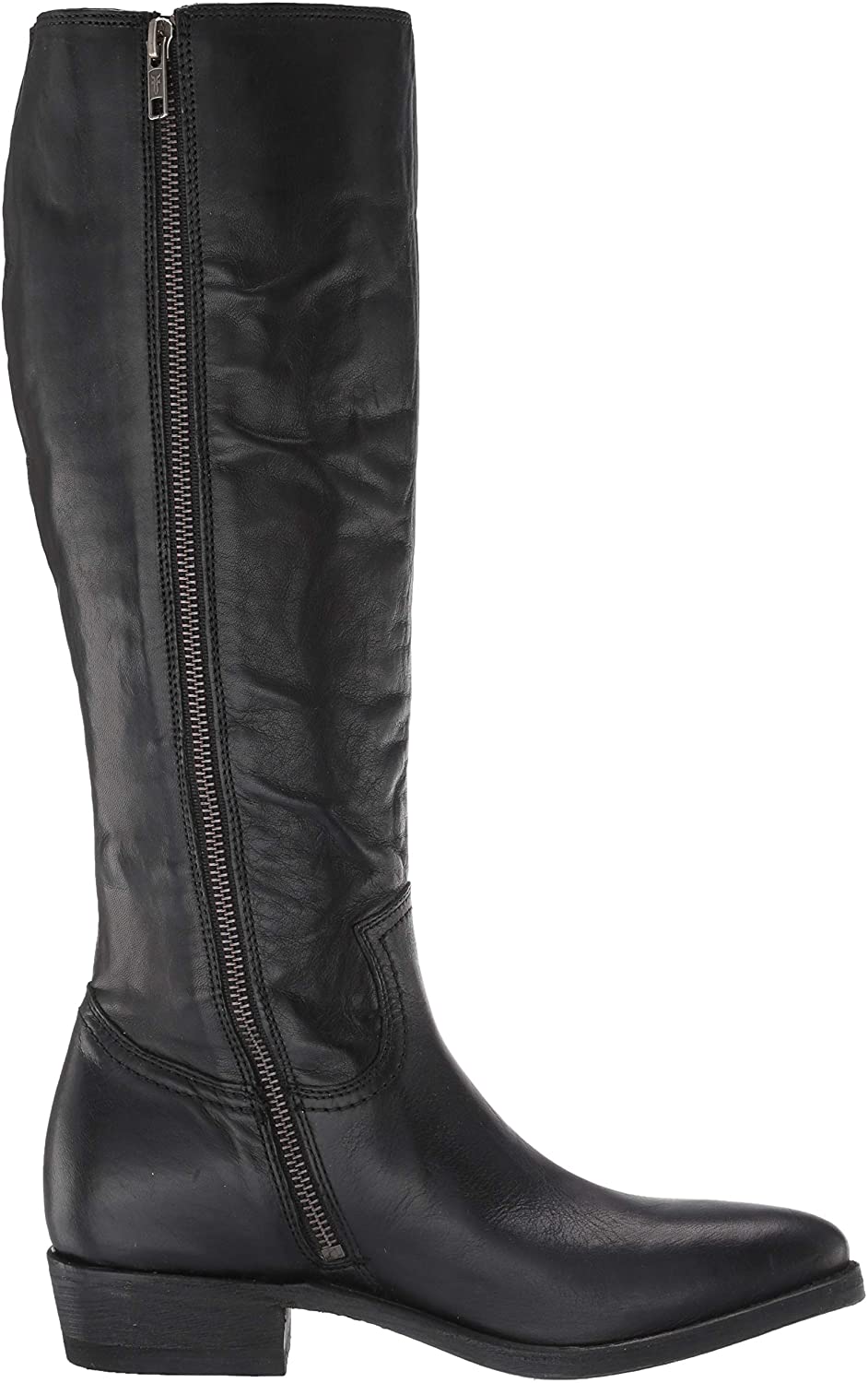 FRYE Billy Women's Black Tall Zip Western Boots | eBay