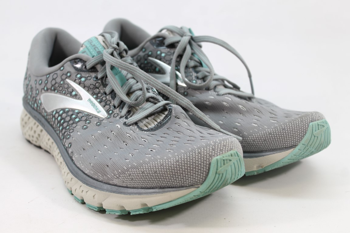 Brooks Glycerin 17 Women's Grey/Aqua Sneakers (ZAP7484) | eBay
