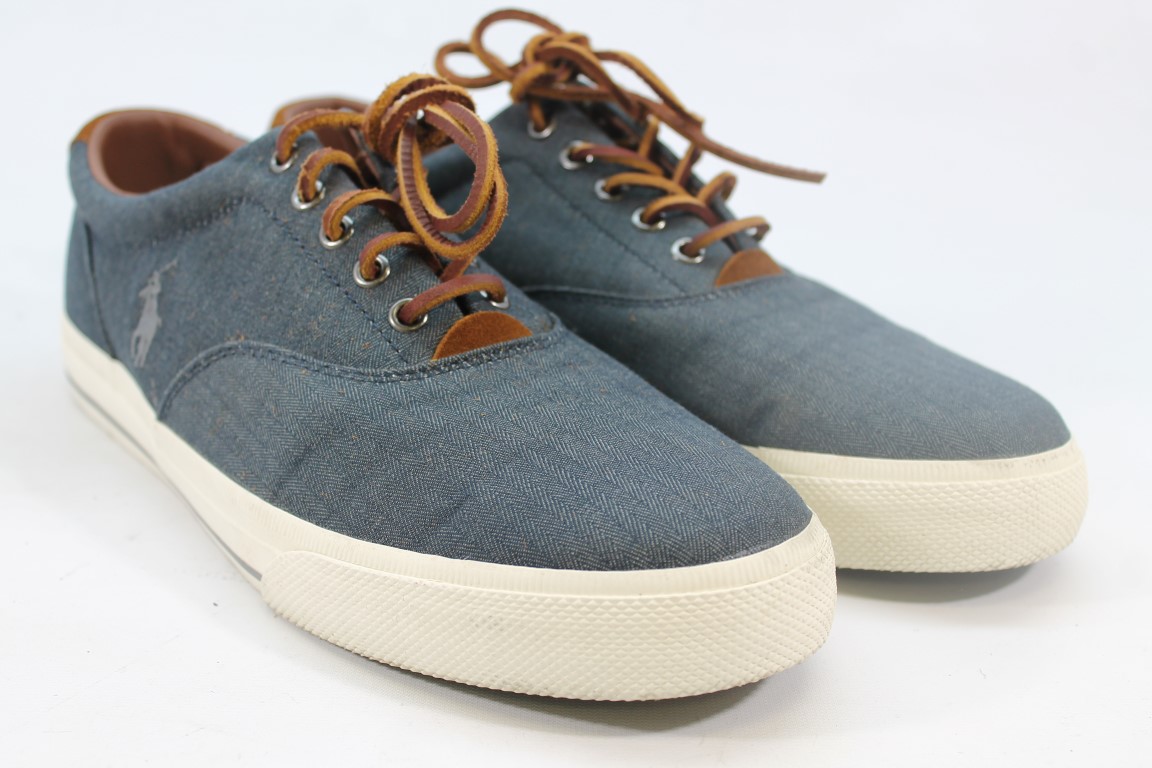 Polo Ralph Lauren Vaughn Men's Denim Sneakers (ZAP7302) | eBay
