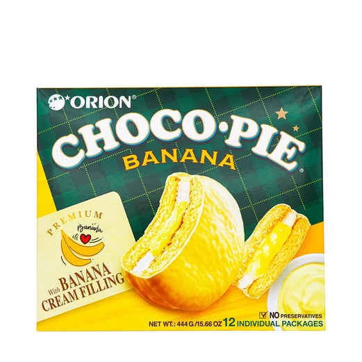Orion Choco Pie with Banana Cream Filling 15.66oz