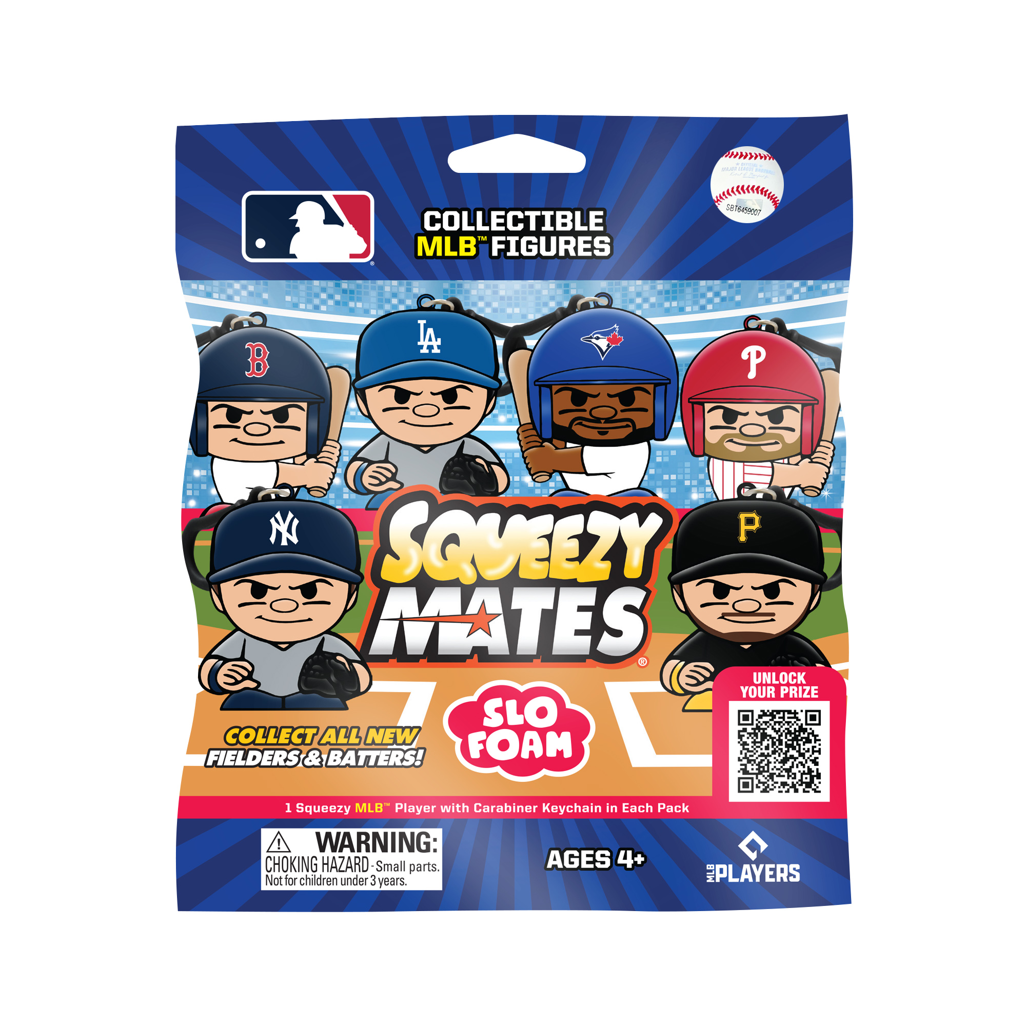 Squeezymates MLB Baseball Series 2026 mystery Pack Figure Slofoam
