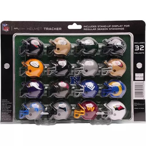 Riddell NFL Mini Helmet Tracker Set of 32 Teams with Display 2026