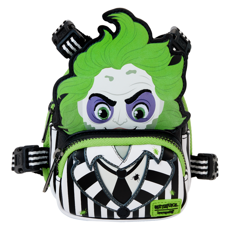 beatlejiuce mini backpack Loungefly Beetlejuice Cosplay Mini Backpack Dog Harness Medium