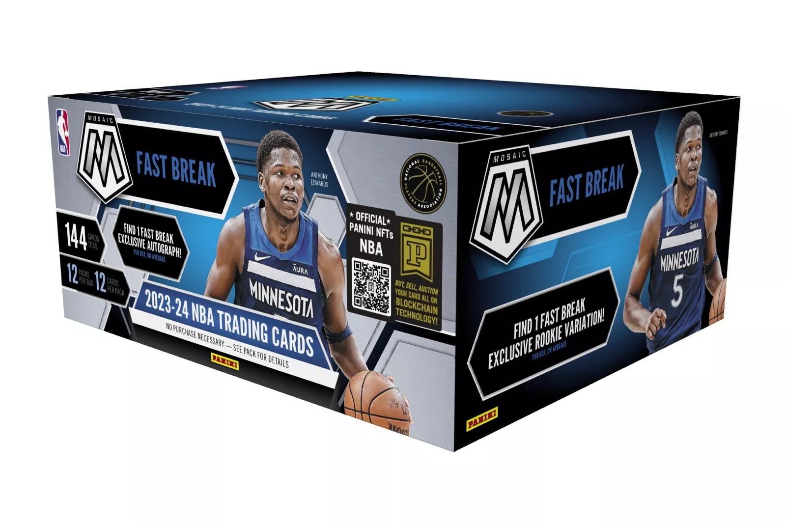 2019 NBAカード Panini Mosaic Fast Break 1箱 2019-20 Panini Mosaic Fast Break Basketball Factory Sealed