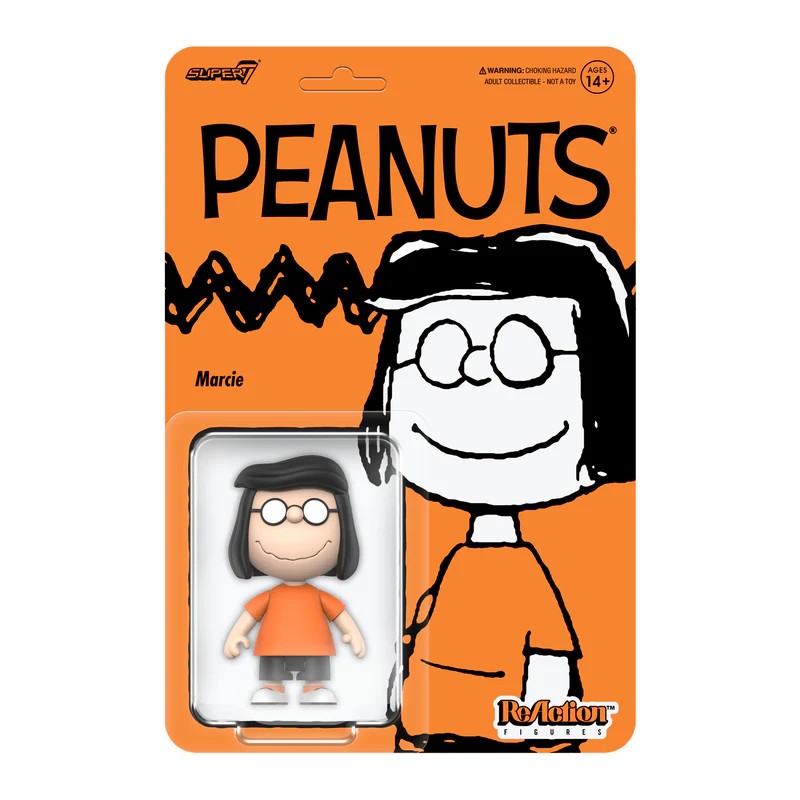 Marcie PEANUTS Super7 Reaction Action Figure | eBay