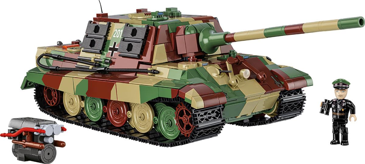 COBI WWII Sd.Kfz. 186 JAGDTIGER Tank 1:28 Scale Building Block