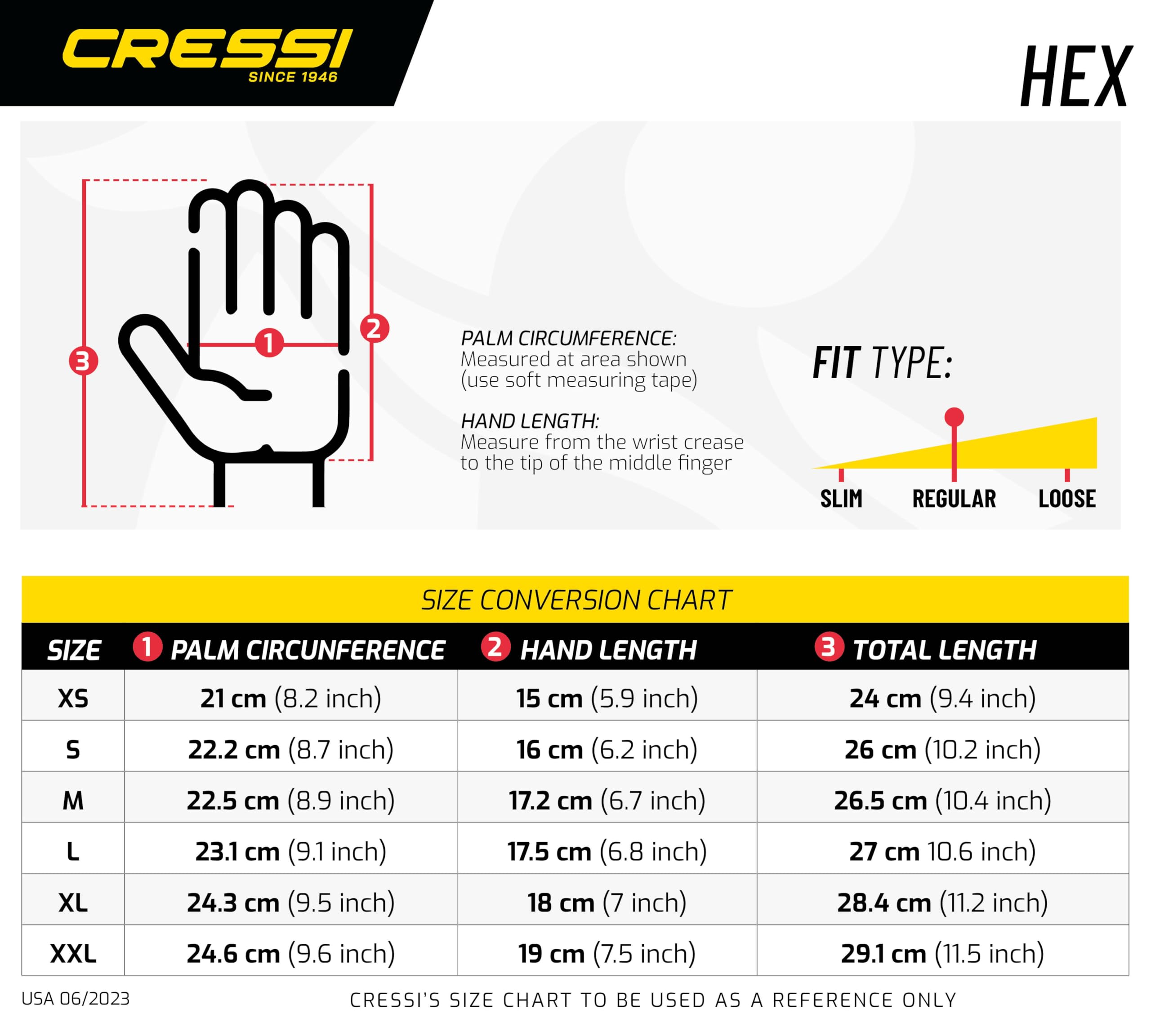 Cressi HEX Grip Gloves - Picture 6 of 10