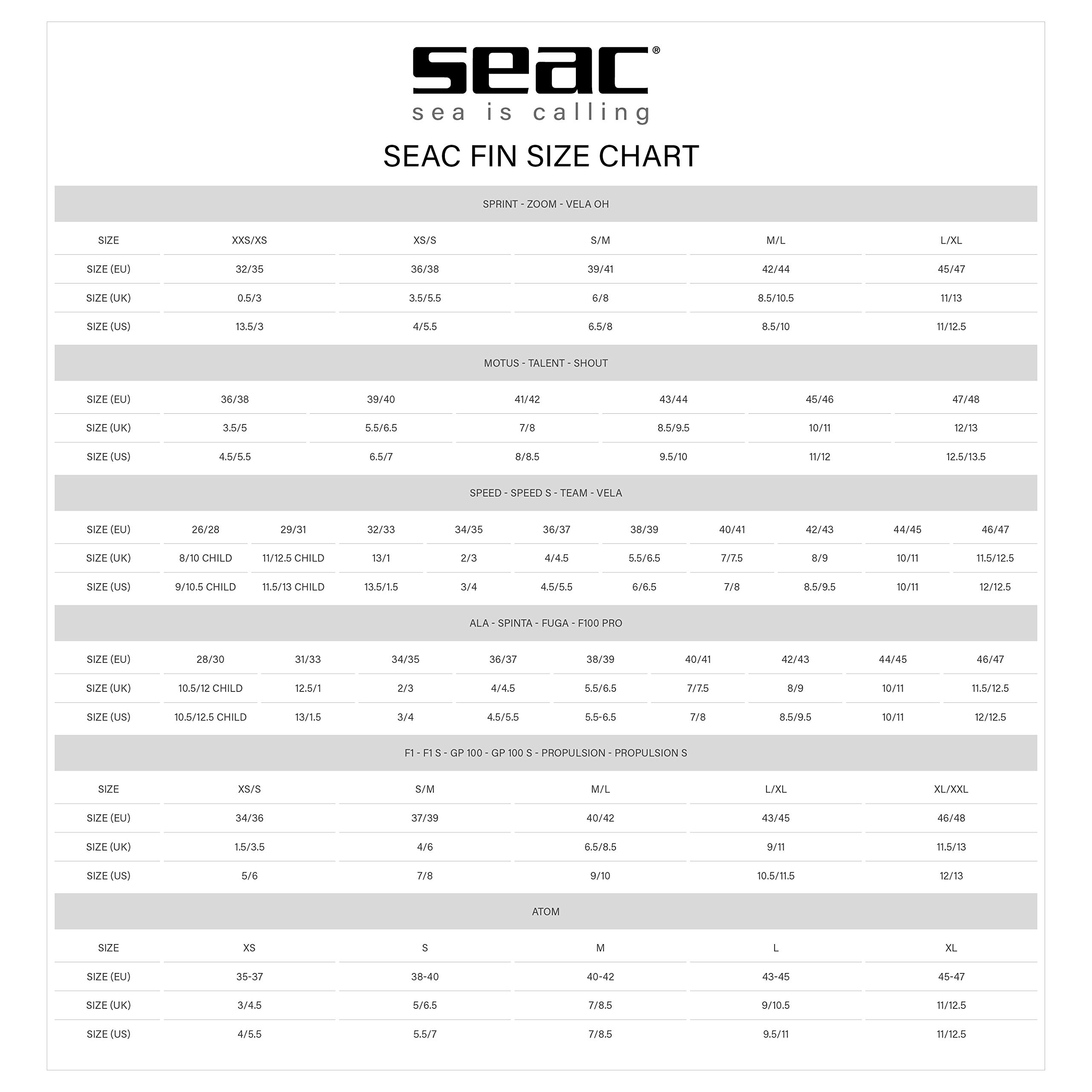 Seac Motus  Freediving Long Fins