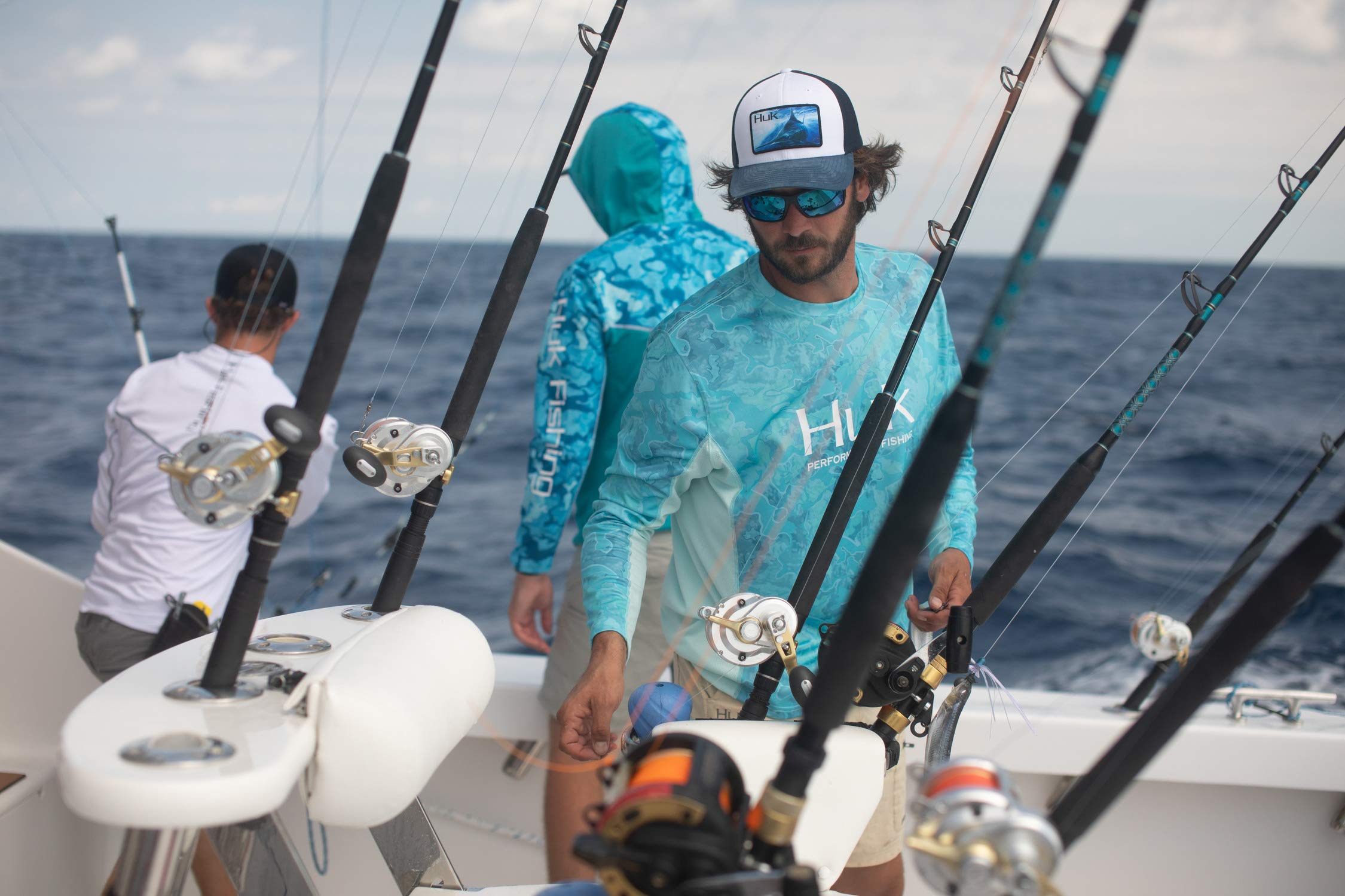 Huk Men's Icon X Camo Upf 50+ Long-sleeve Fishing Shirt (Multiple