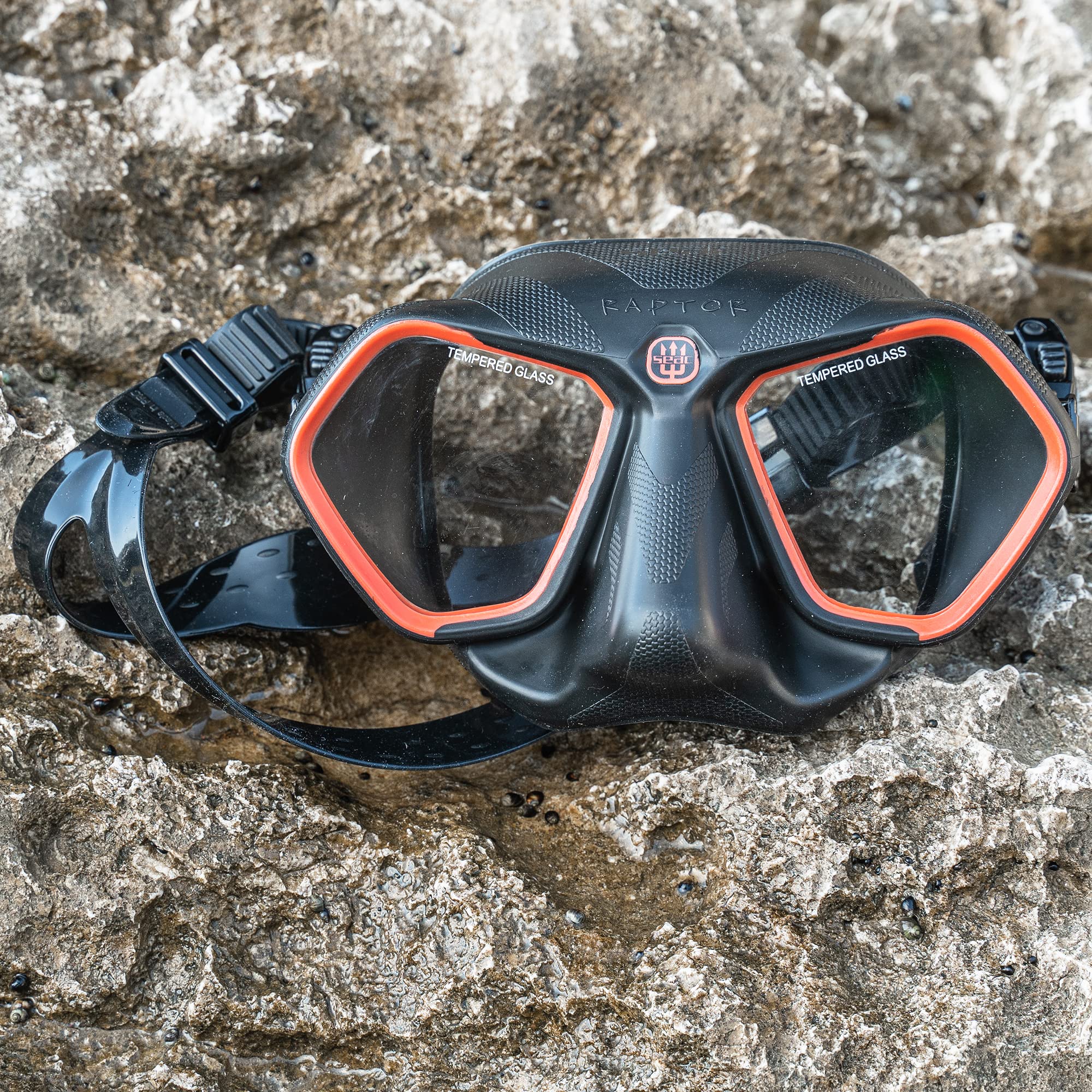 Seac Raptor, Low Volume mask for Freediving and Spearfishing,