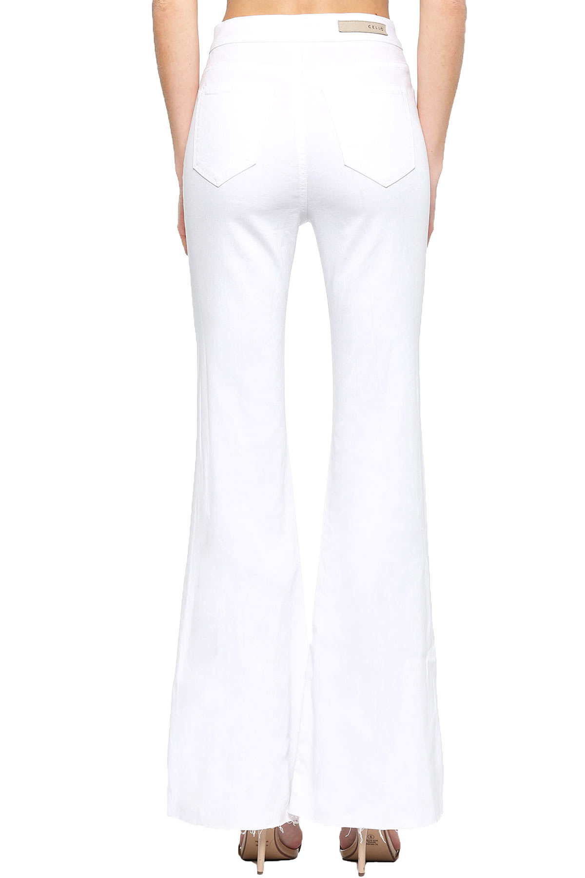 Cello Jeans Women's Juniors High Rise Stretchy Flared Jeans