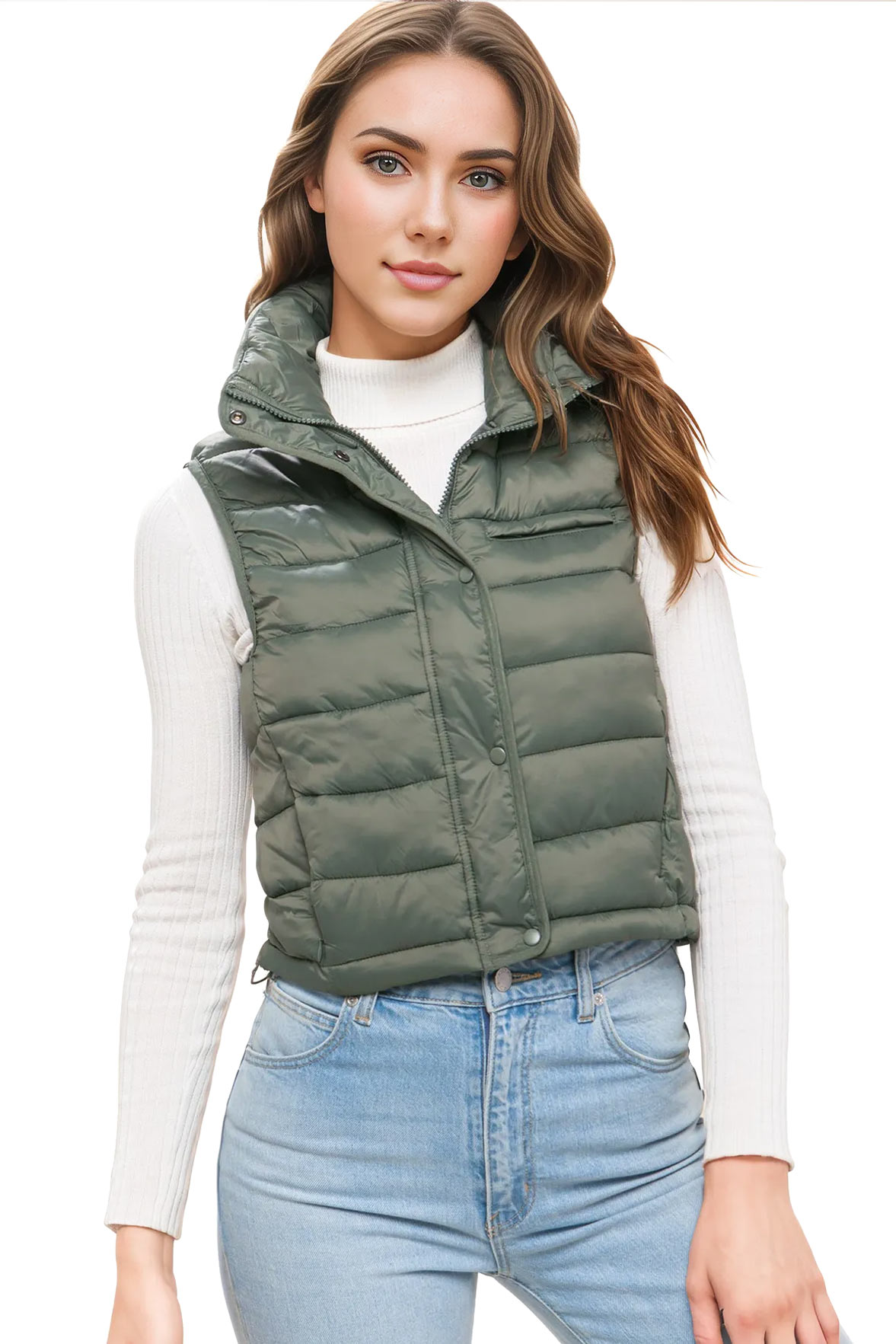 Packable Puffer Vest Love Tree Ultra Light Packable Jacket Love
