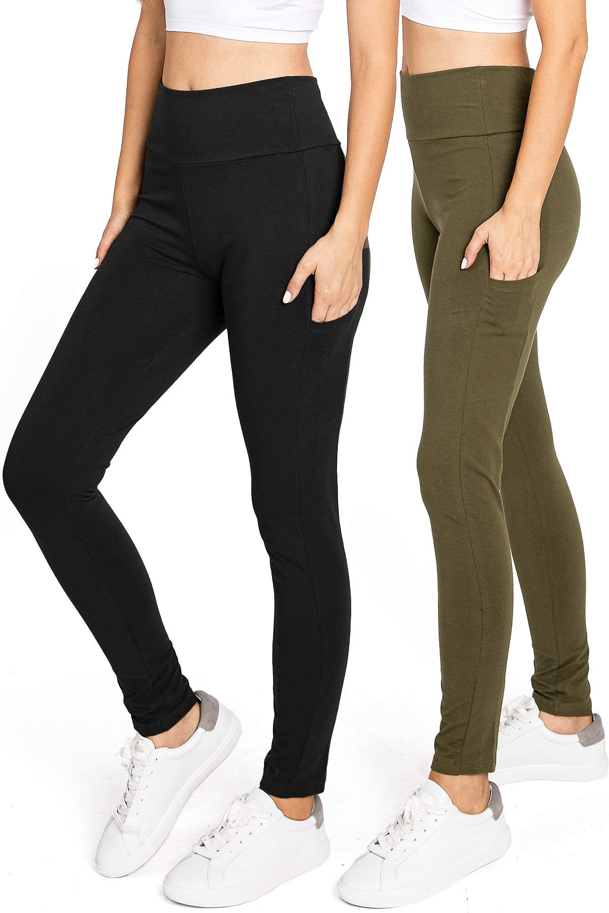 Ambiance Apparel Women's High Rise Lounge Pocket Legging | eBay