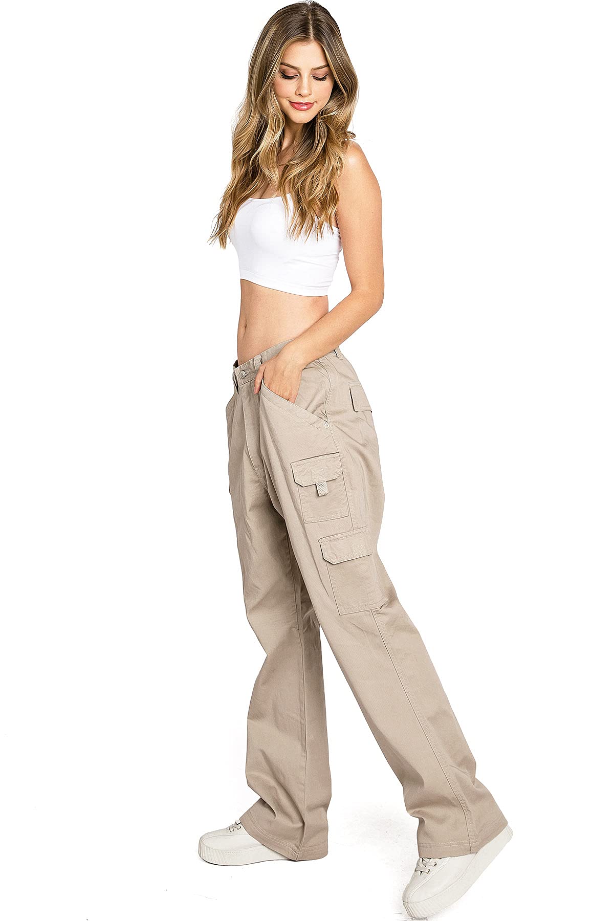 Cheap Plus Size Summer Women Pants Cotton Linen Drawstring Loose Casual Pants  Women Clothing Straight Leg Pants Women | Joom