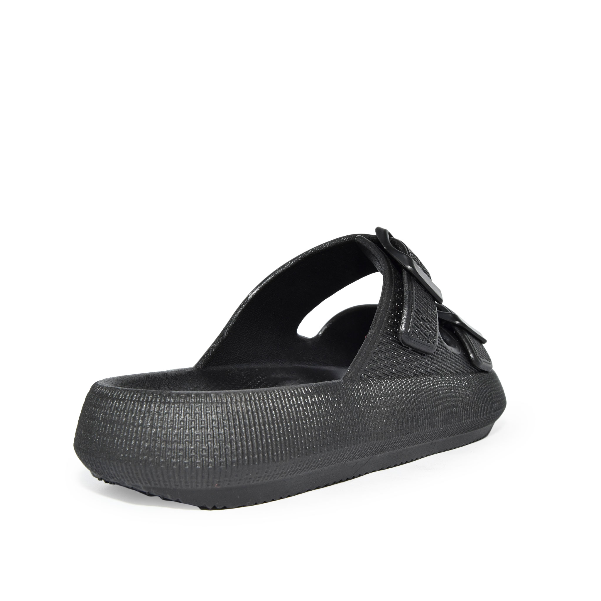 Wild Diva Women's Double Strap Buckle Waterproof Open Toe Pillow Cloud Slide - Picture 9 of 25