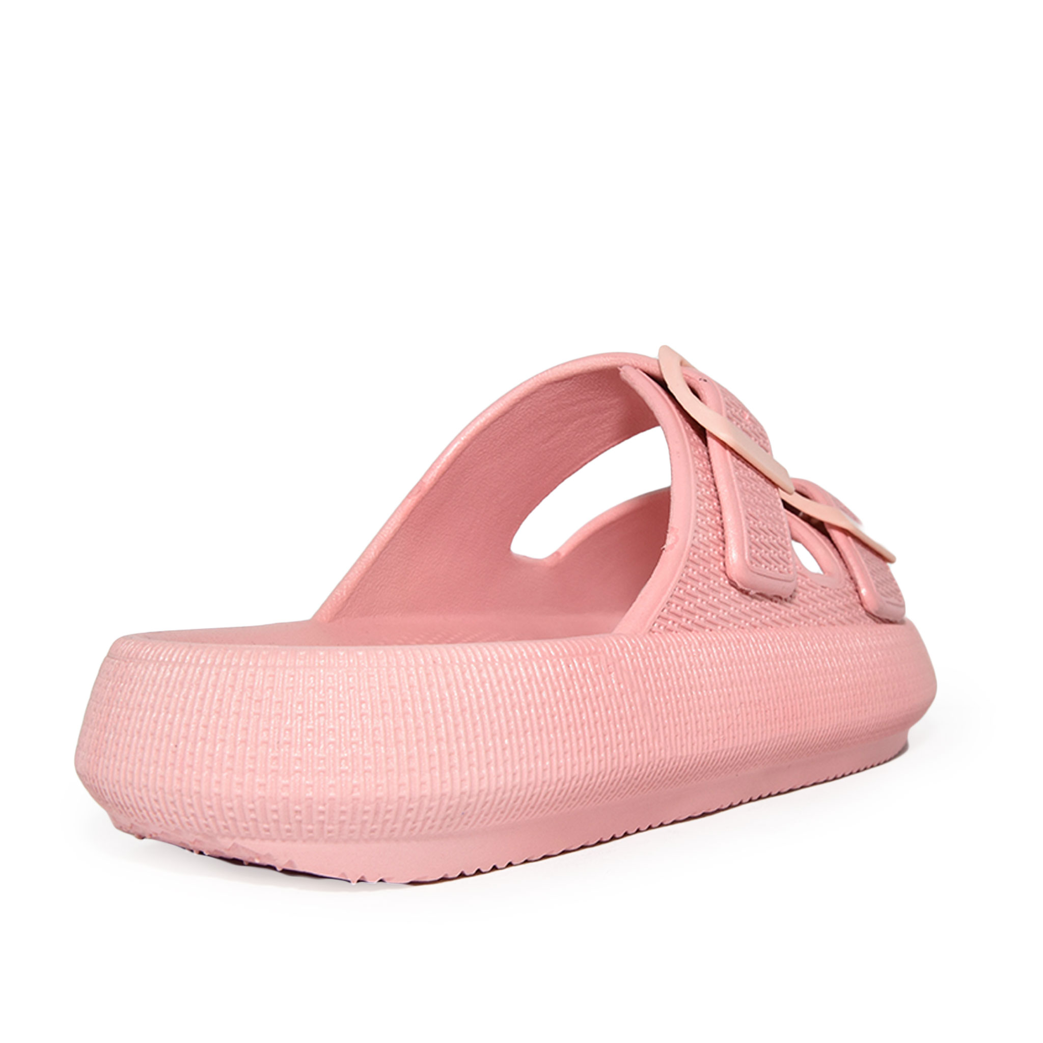 Wild Diva Women's Double Strap Buckle Waterproof Open Toe Pillow Cloud Slide - Picture 21 of 25
