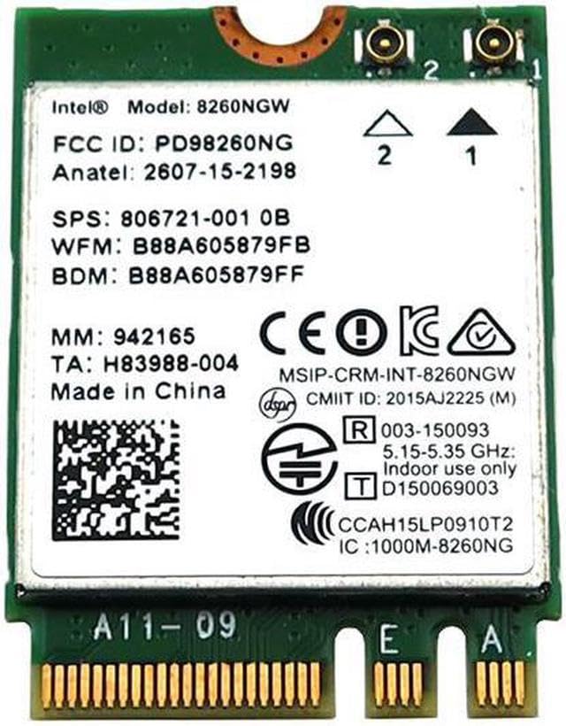 HighZer0 Electronics Wireless-AC 8260 Legacy Wi-Fi Adapter | 867 Mbps WiFi mit - Bild 1 von 5