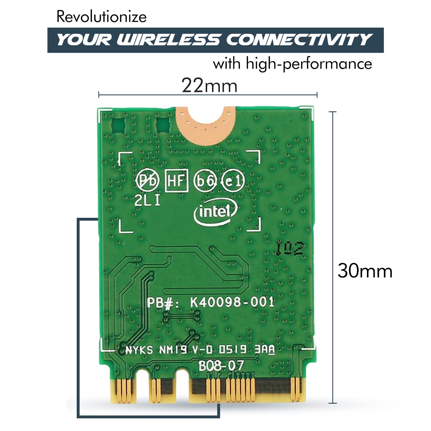 AX200 Desktop Wi-Fi Kit | 2.4 Gbps | Supporto Bluetooth 5.2 | PCIe x4 | Wi-Fi 6 - Foto 4 di 8