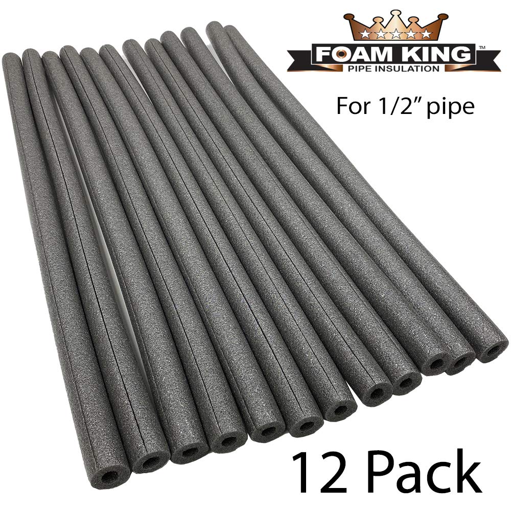 Foam King Insulating Foam Pipe Covers - 12 Pack Choose Size - Picture 3 of 16