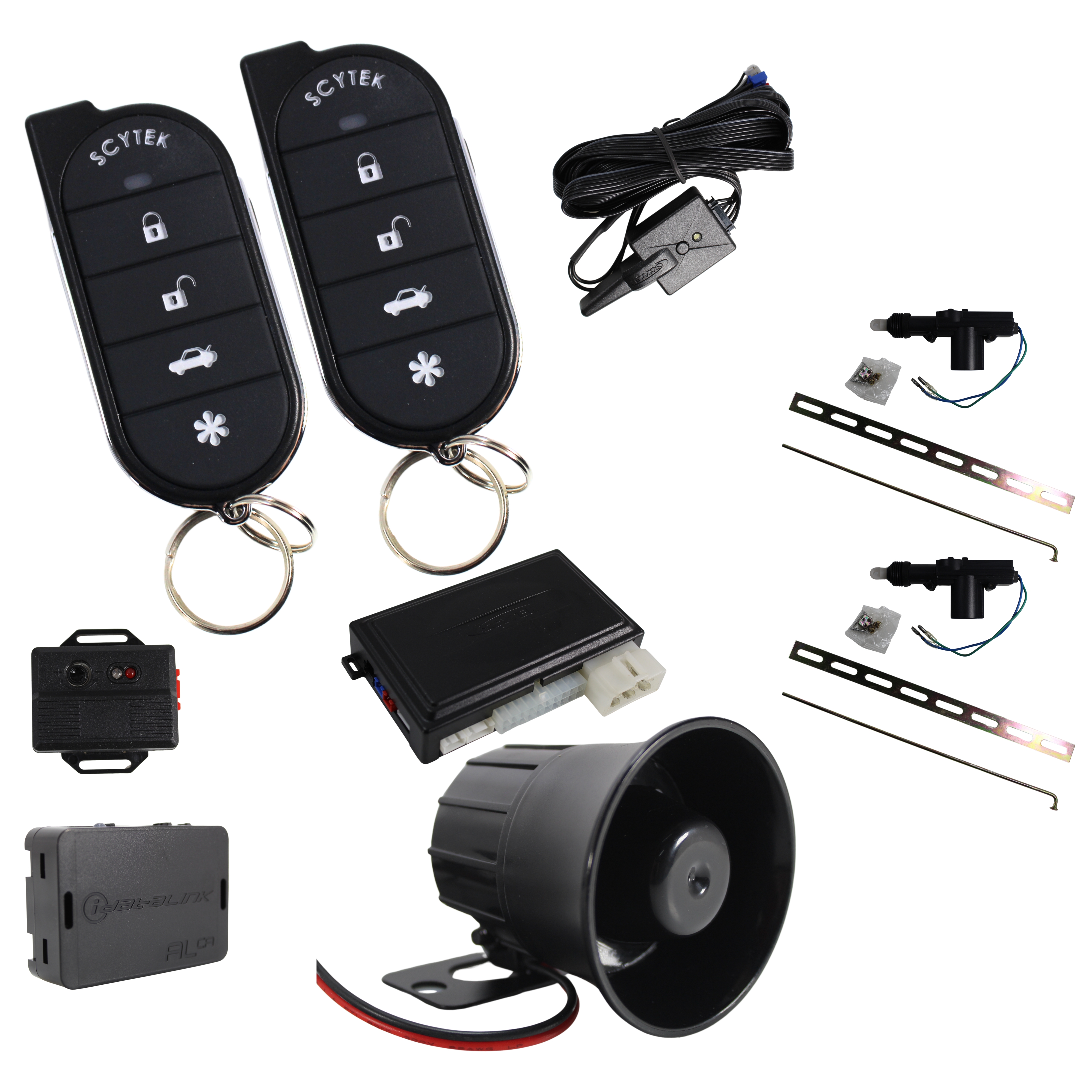 A4 5 Button Remote Engine Start, Keyless Entry, Security System w/ 2 Remotes - Picture 13 of 24