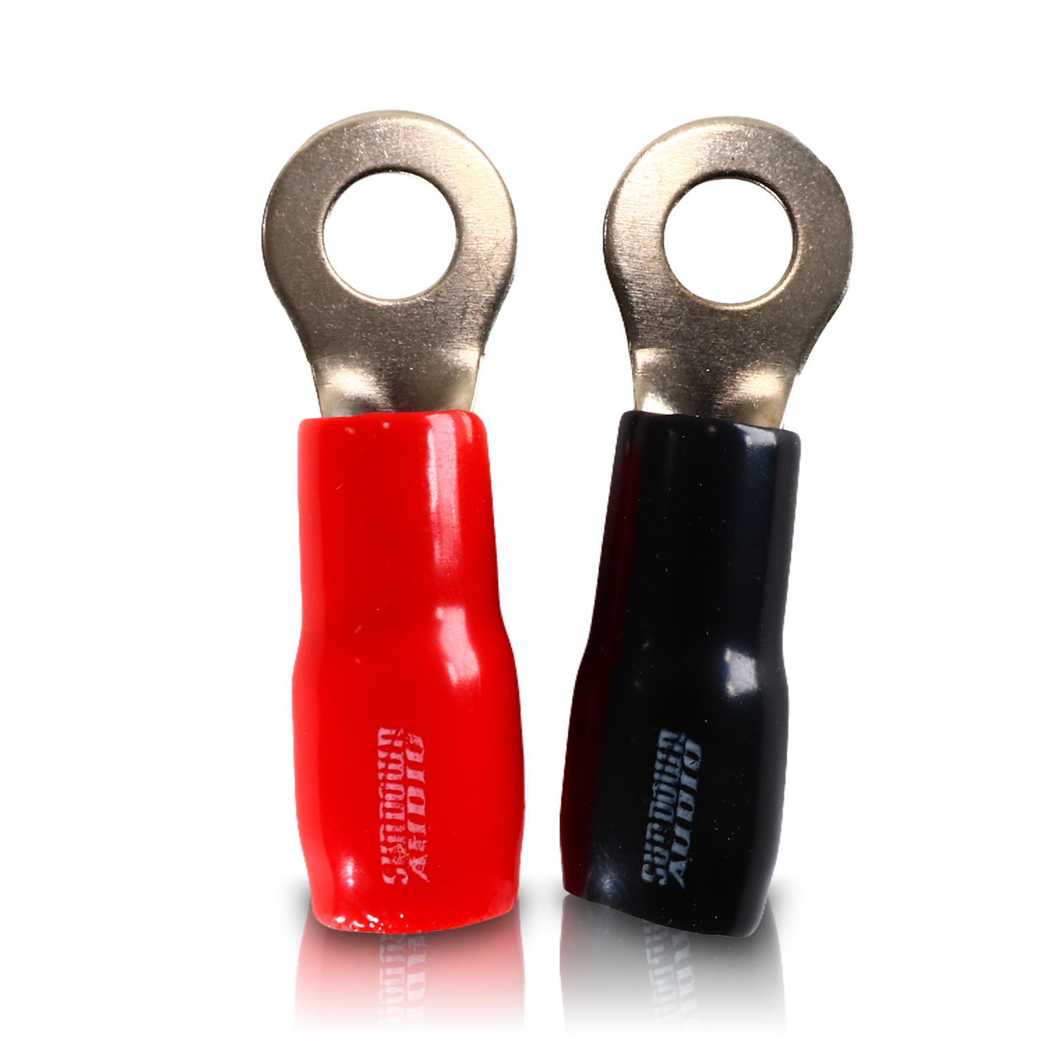 Sundown Audio 4 Gauge Ring Terminals Black/Red (20 Pack) - Picture 4 of 5