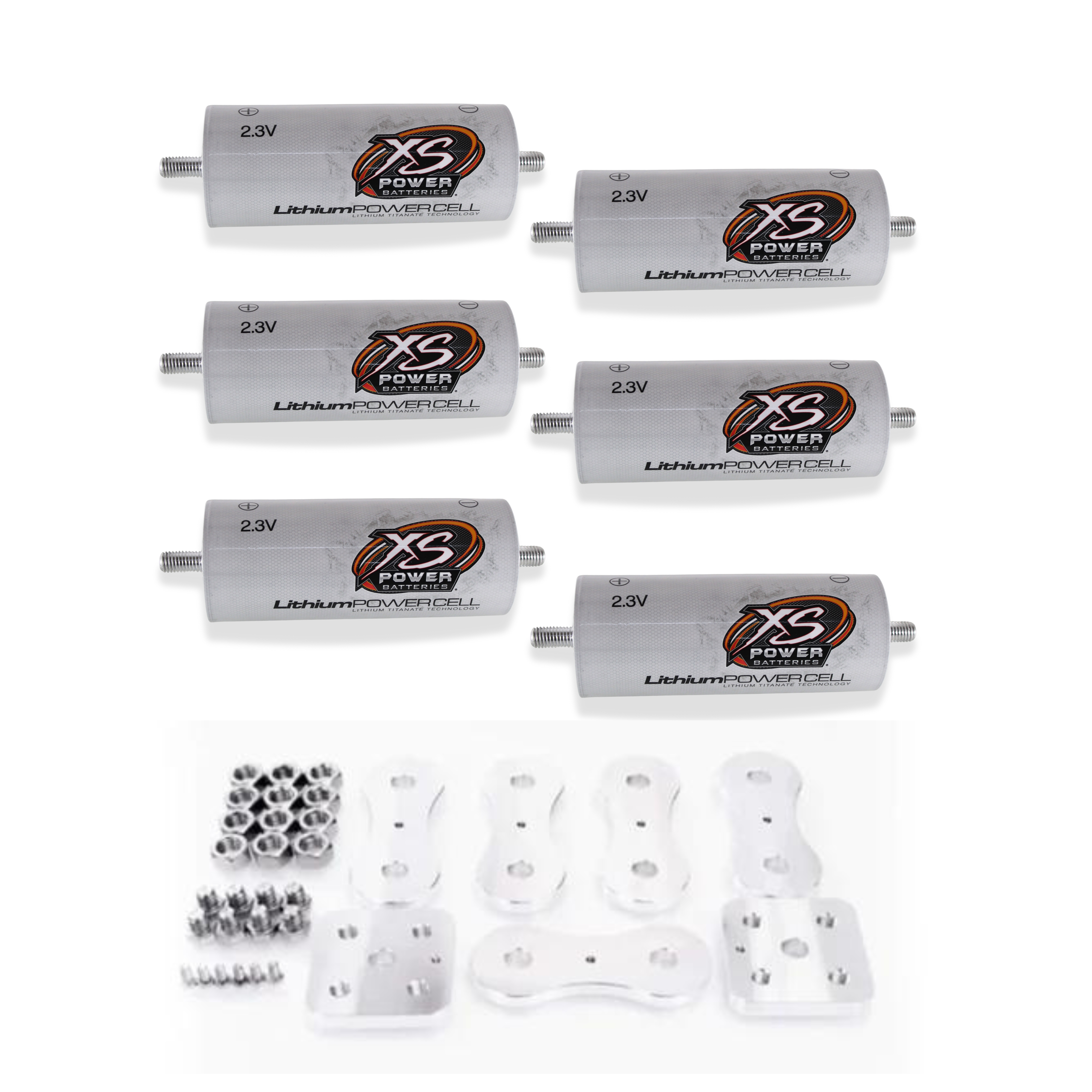 XS Power 6-Pack Kit 40AH Lithium Cell Bank 2.3v Lith Titanate Oxide (LTO) - Picture 8 of 8