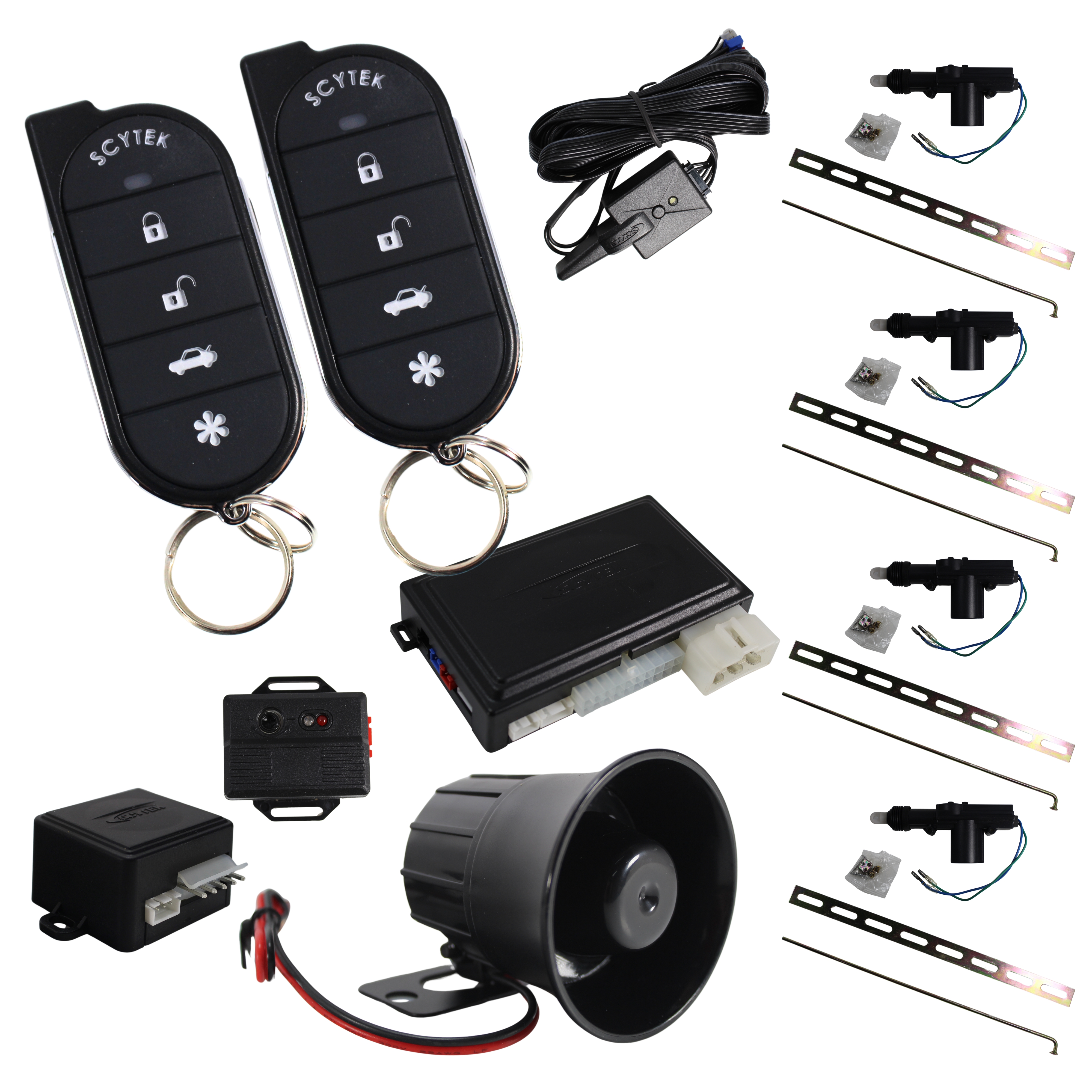 A4 5 Button Remote Engine Start, Keyless Entry, Security System w/ 2 Remotes - Picture 21 of 24