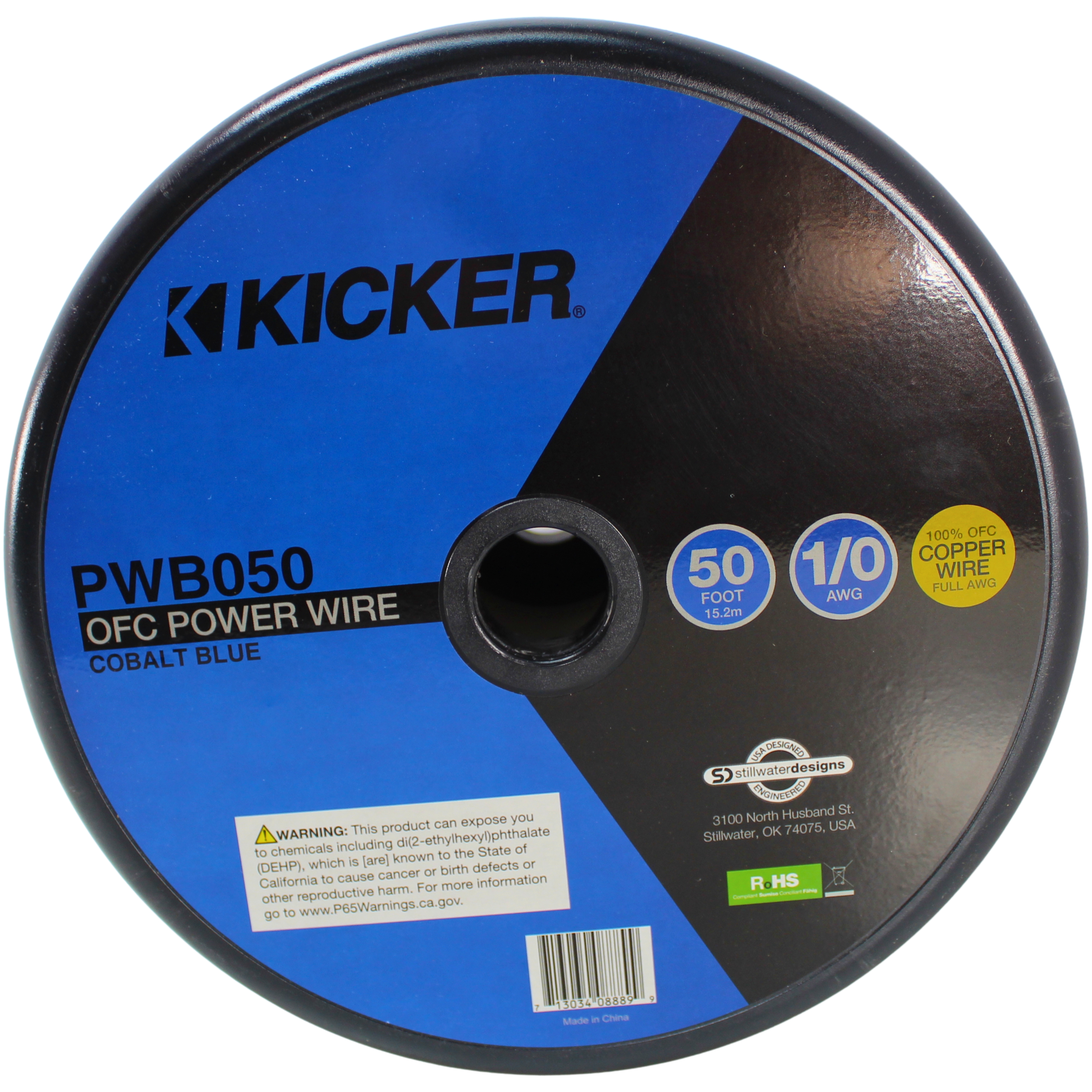 Kicker 1/0 AWG 100% Oxygen Free Copper OFC Blue Power/Ground Wire Lot - Picture 8 of 11
