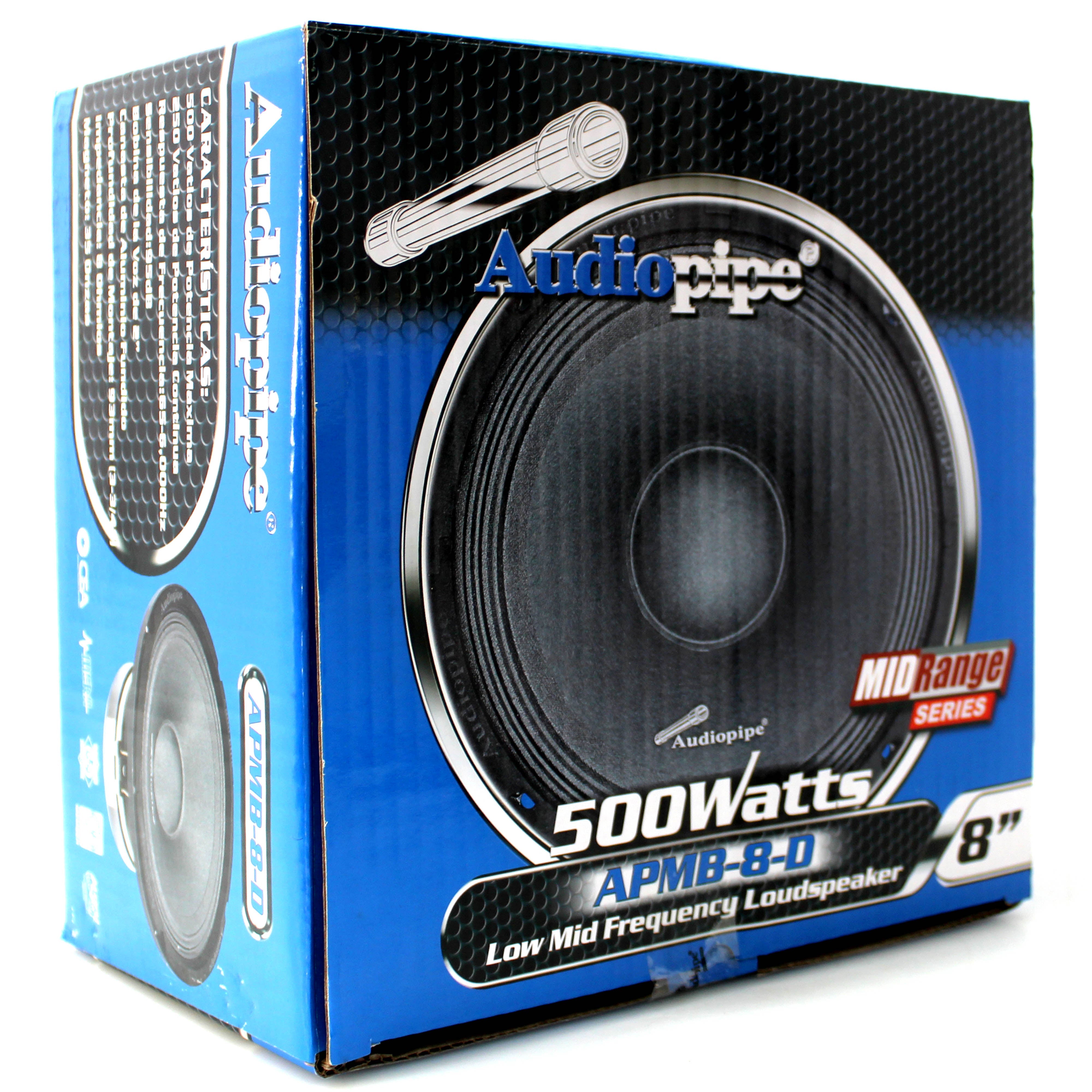 Ohm Car Speaker AudioPipe APMB6SBC Pc 6