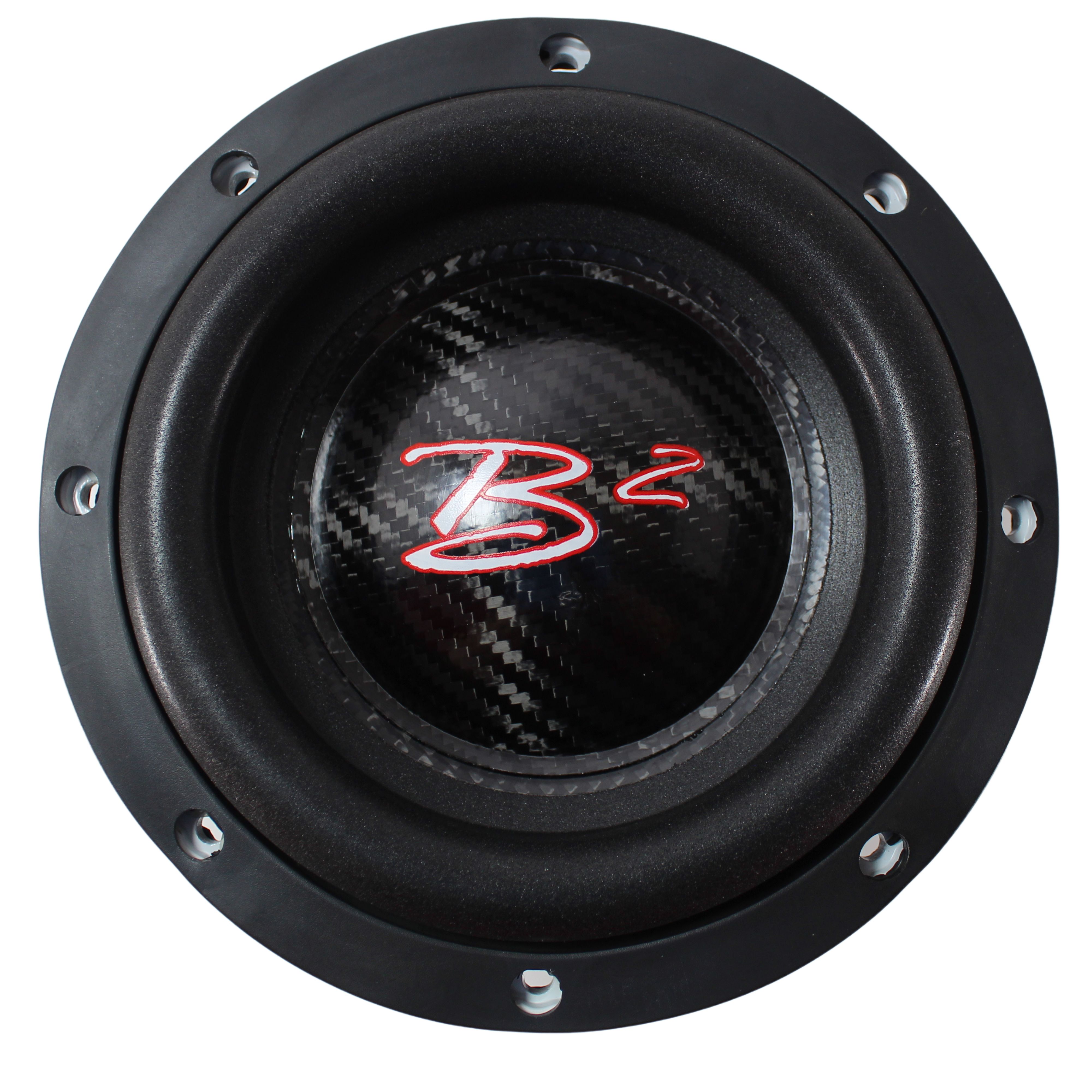 Voice Coil Hnx Subwoofer B2 Audio Hnx65 B2 Audio RAMPAGE 1000 Watt RMS  Carbon Fiber Dual 1-Ohm Voice