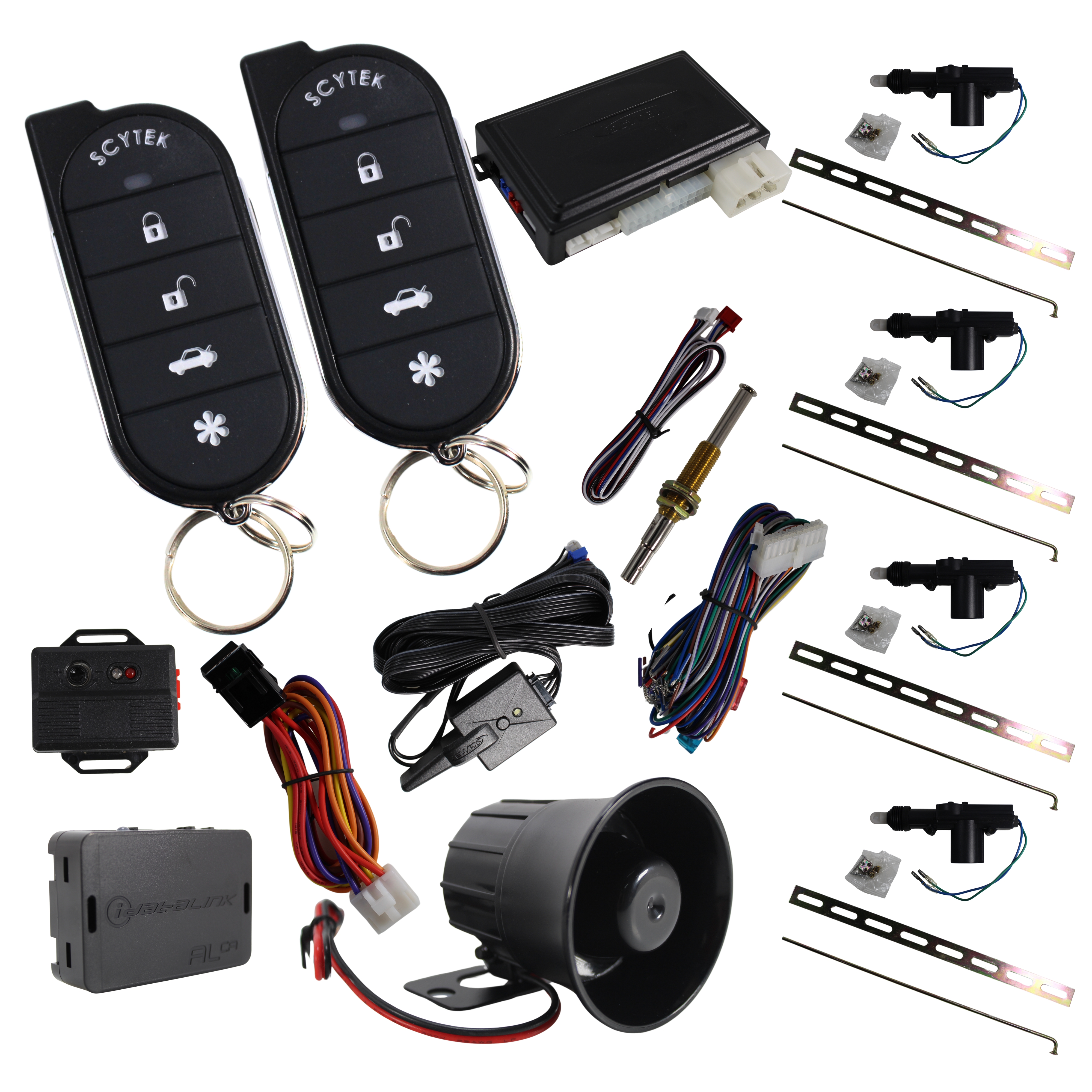 A4 5 Button Remote Engine Start, Keyless Entry, Security System w/ 2 Remotes - Picture 20 of 24