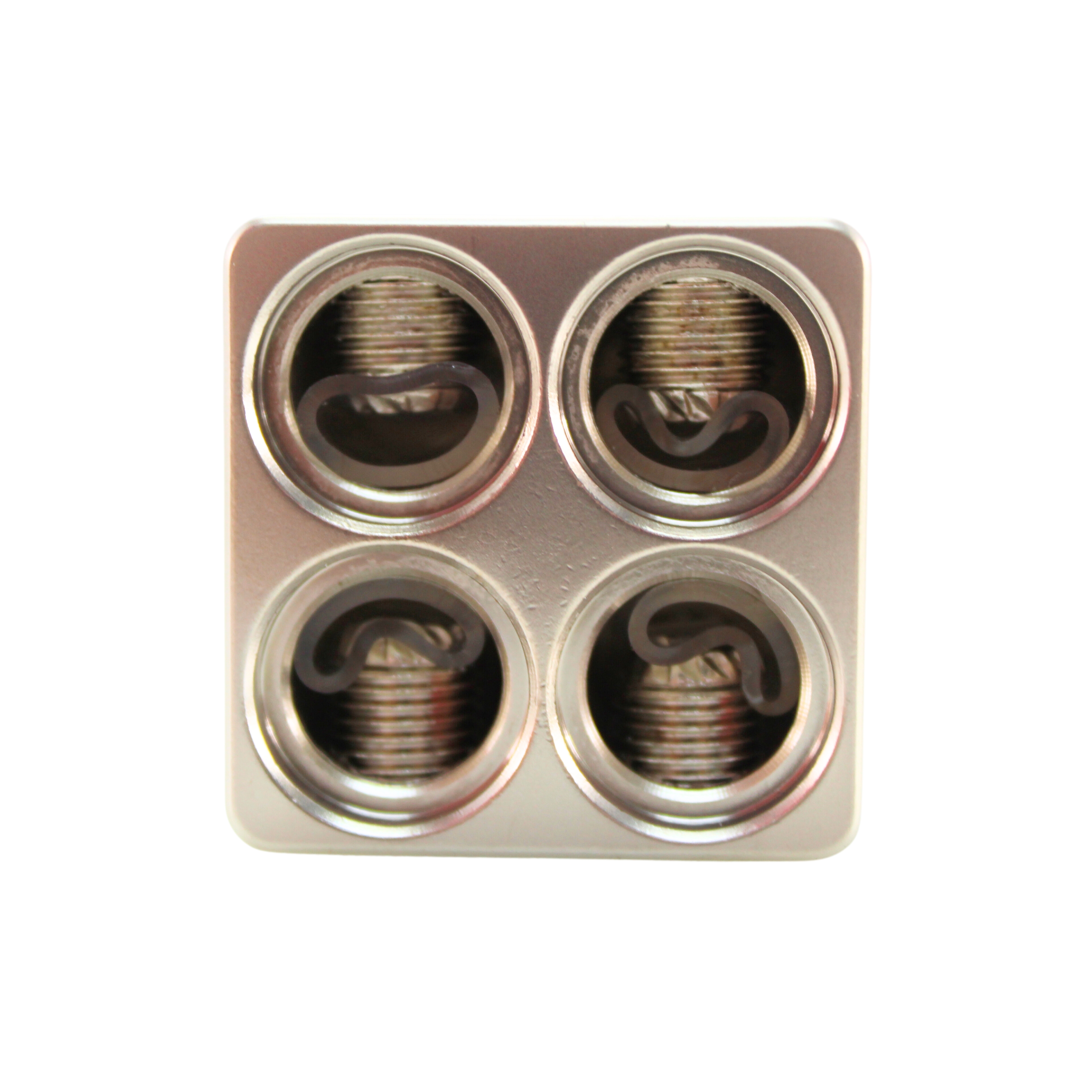 Pair of 1X 0Ga Input 2X 0Ga or 4X 0Ga Output Reducer With Offset Stub Audiopipe - Picture 5 of 6