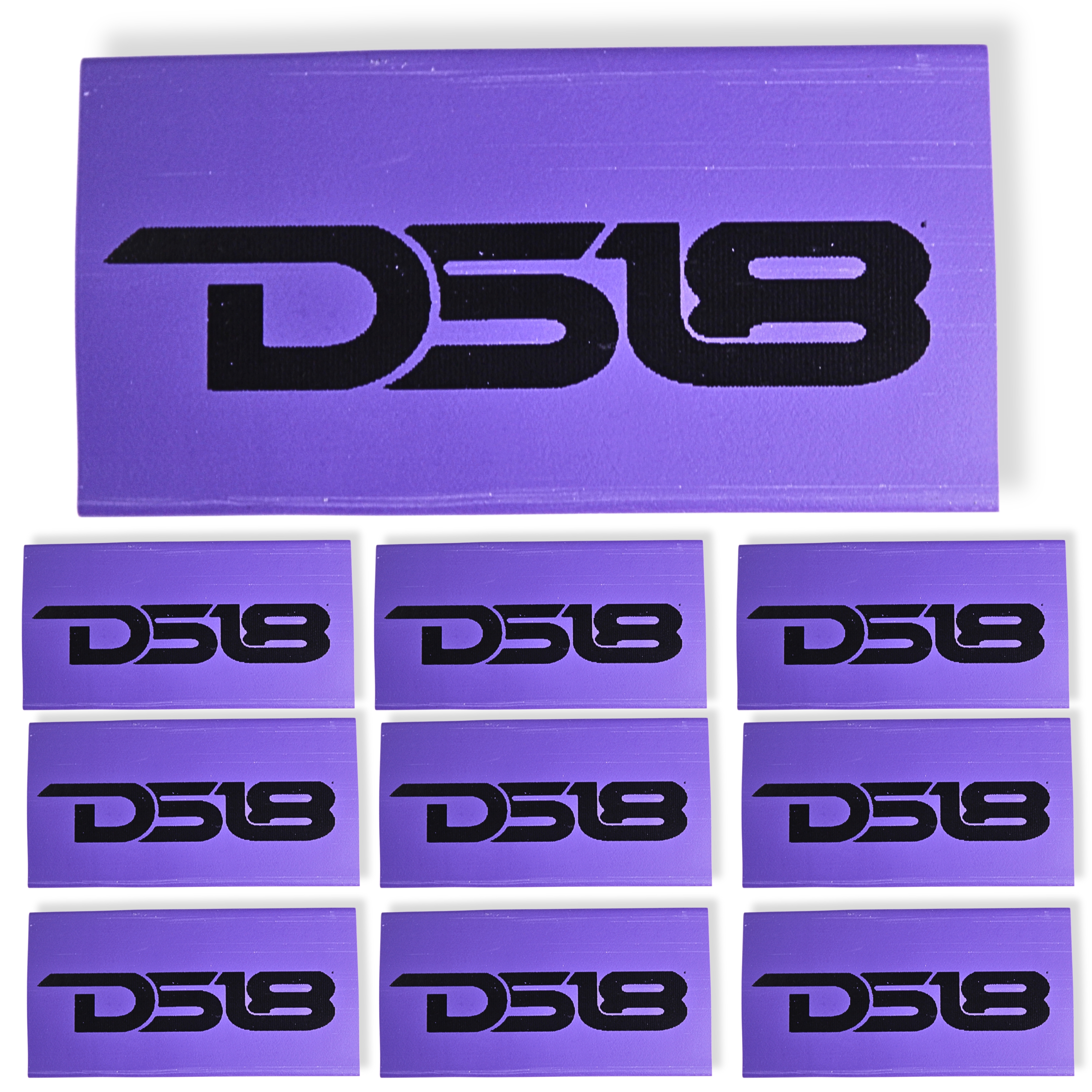 0 Gauge 3:1 Heat Shrink with DS18 Logo 10 Pack Purple | eBay