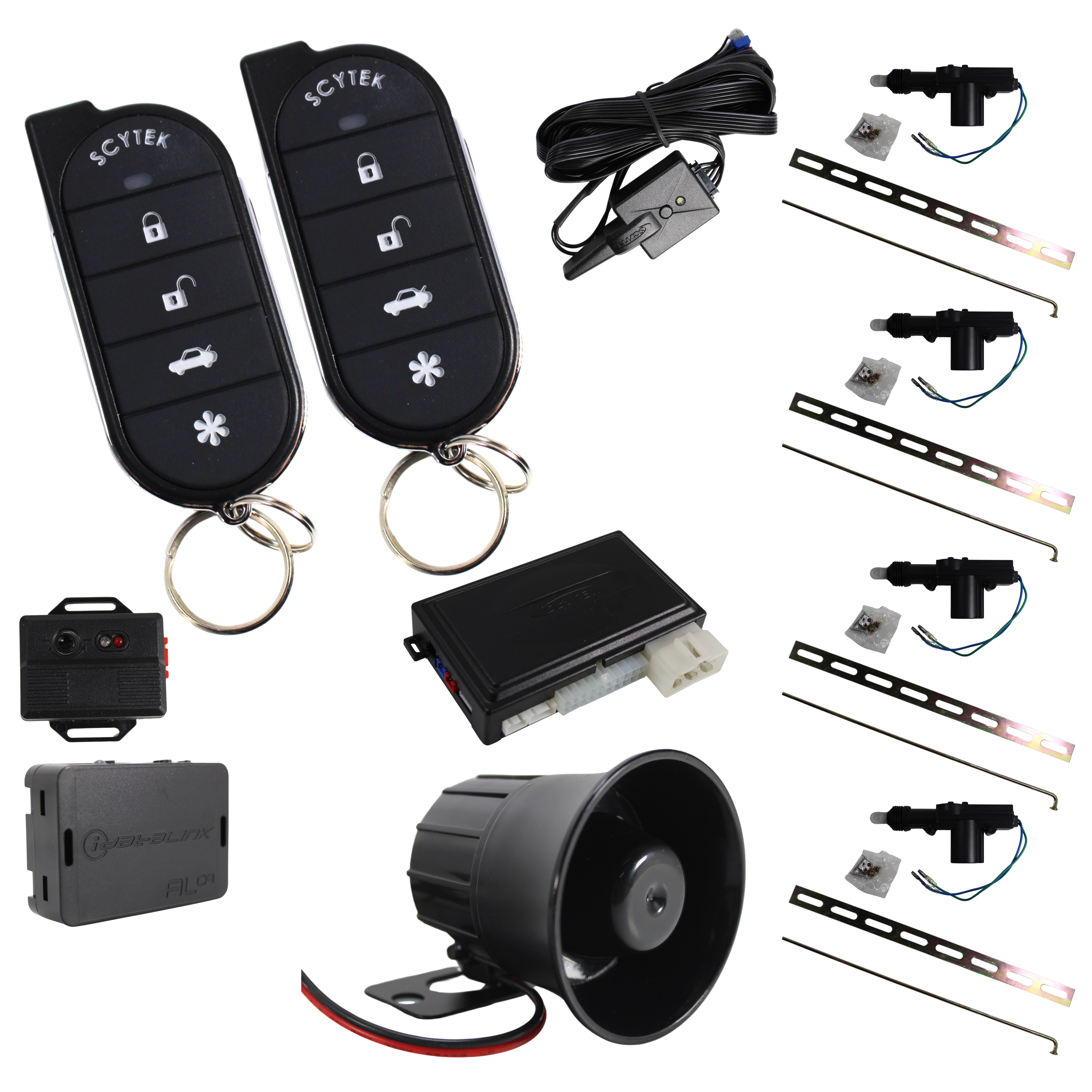A4 5 Button Remote Engine Start, Keyless Entry, Security System w/ 2 Remotes - Picture 19 of 24
