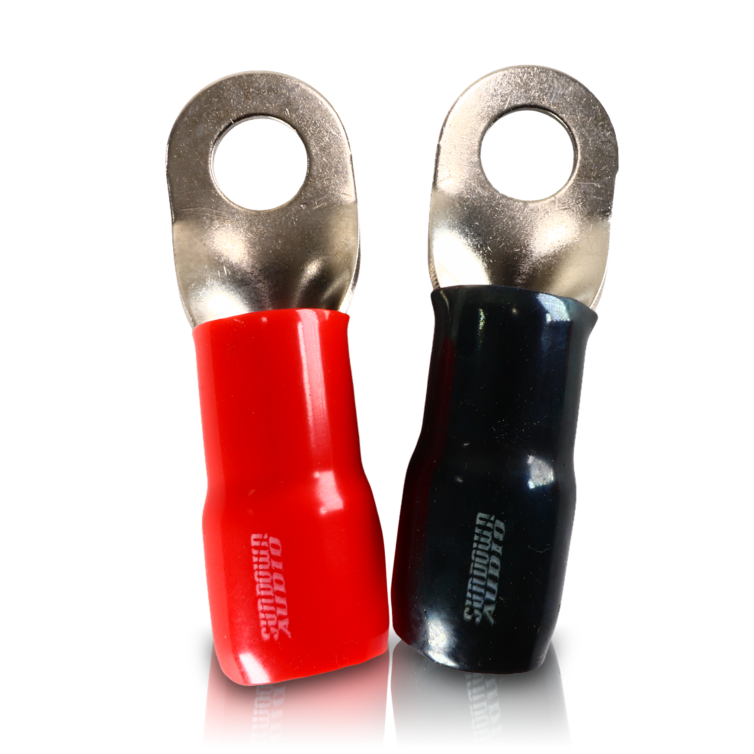 Sundown Audio 1/0 Gauge Ring Terminals Black/Red (20 Pack) - Picture 2 of 4
