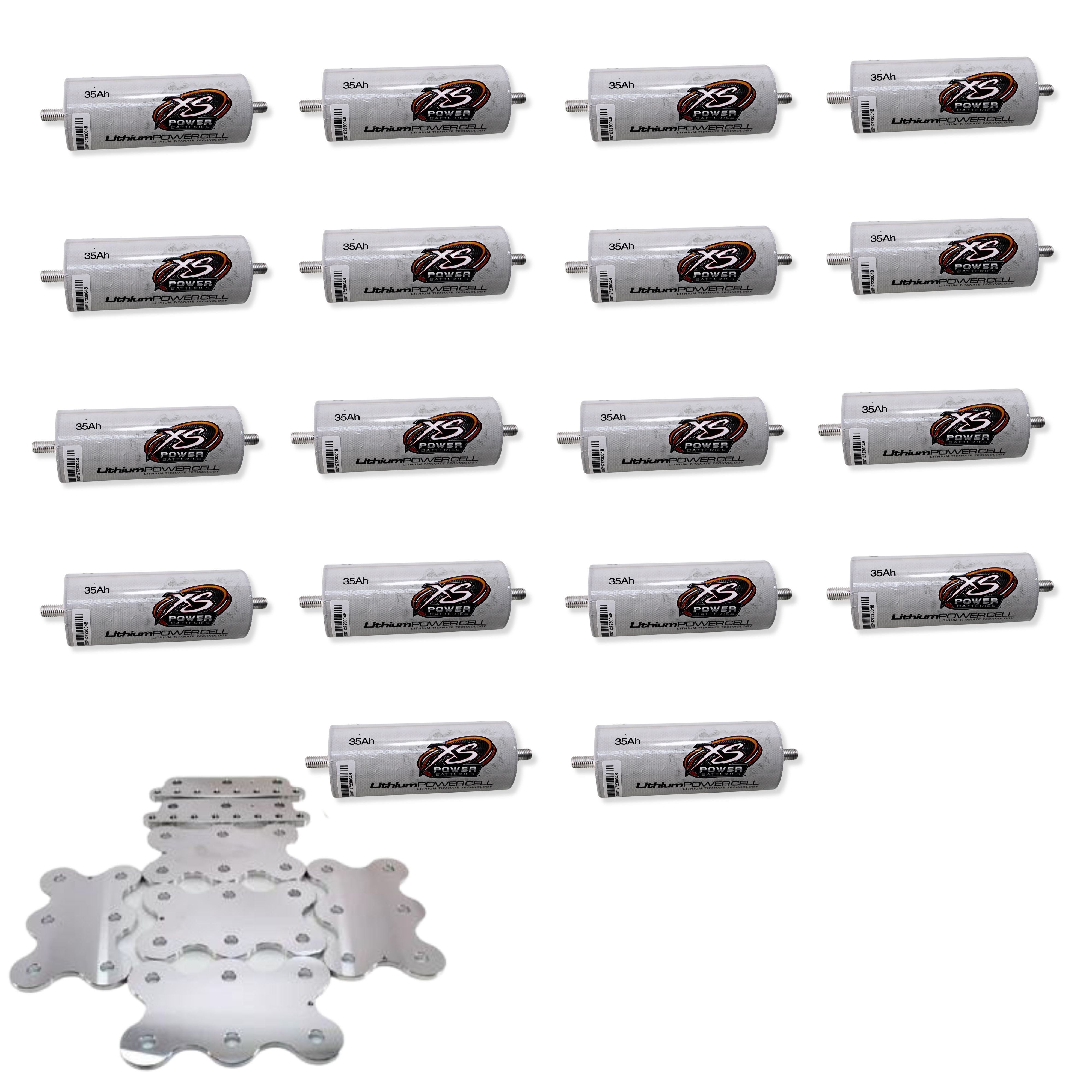 XS Power 18 Pack Kit 35AH Lithium Cells 2.3v Lithium Titanate Oxide (LTO) Lot - Picture 7 of 8