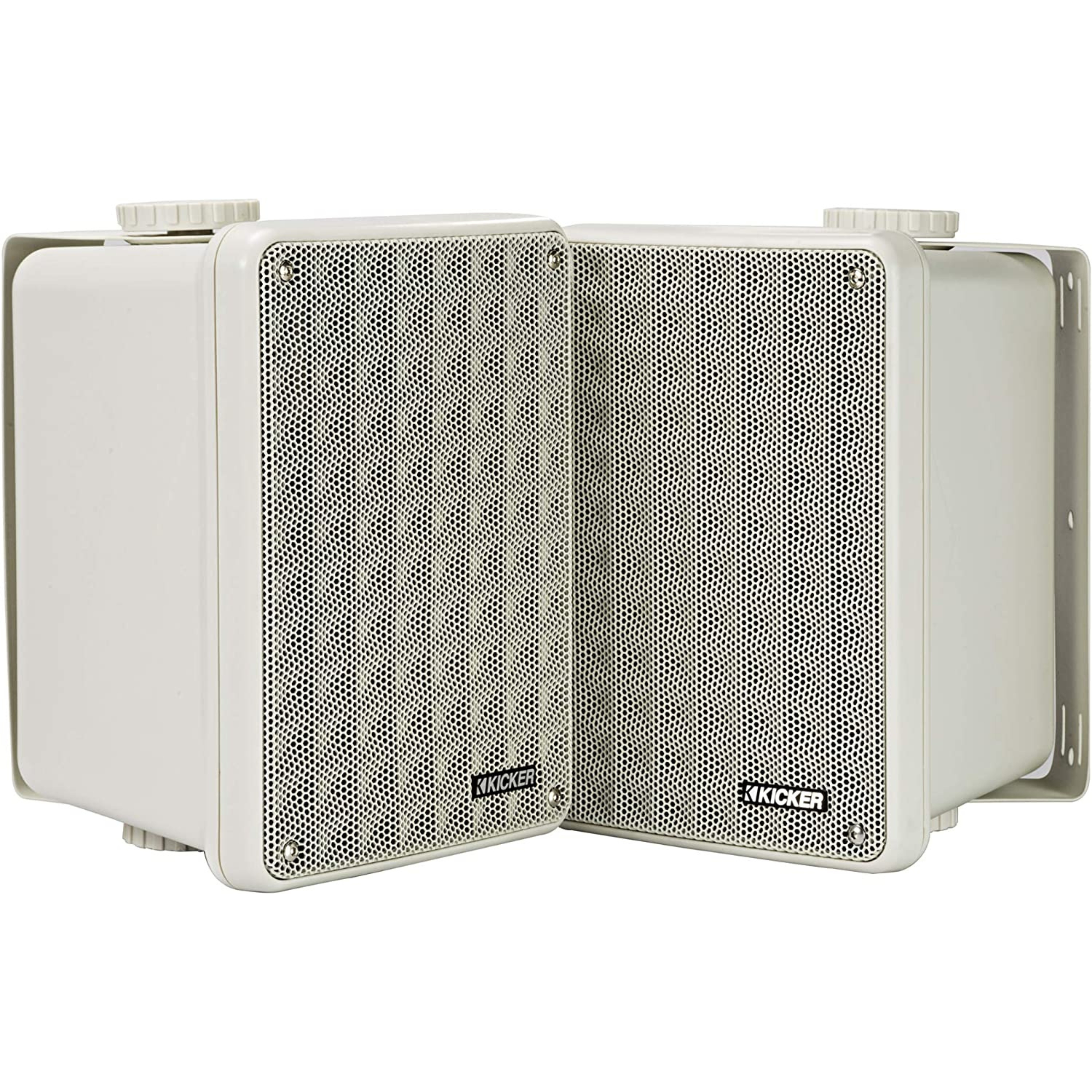 Kicker 2-Way 8 Ohm Full Range Weatherproof Indoor/Outdoor Speaker Pair 46KB6 - Picture 8 of 13