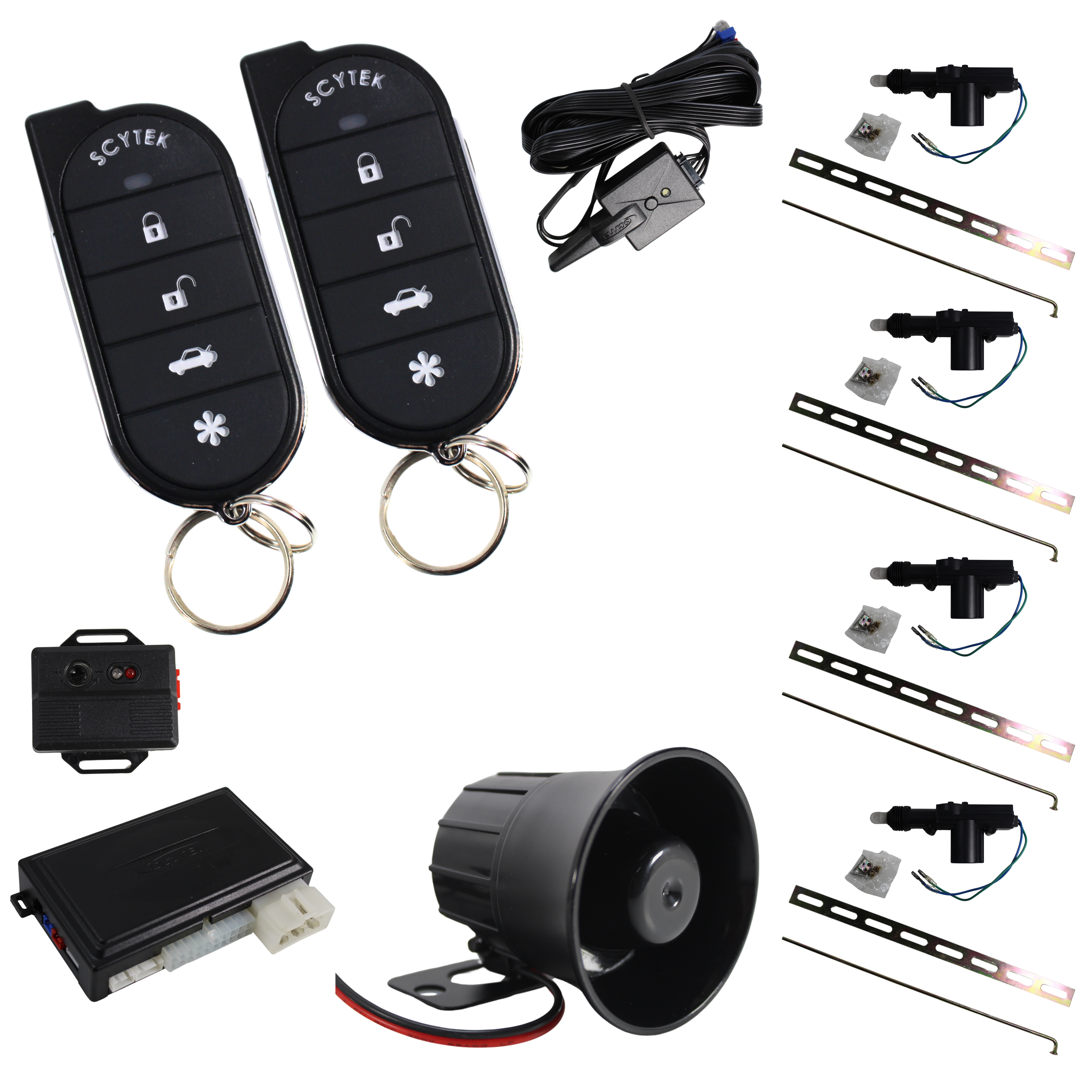 A4 5 Button Remote Engine Start, Keyless Entry, Security System w/ 2 Remotes - Picture 17 of 24