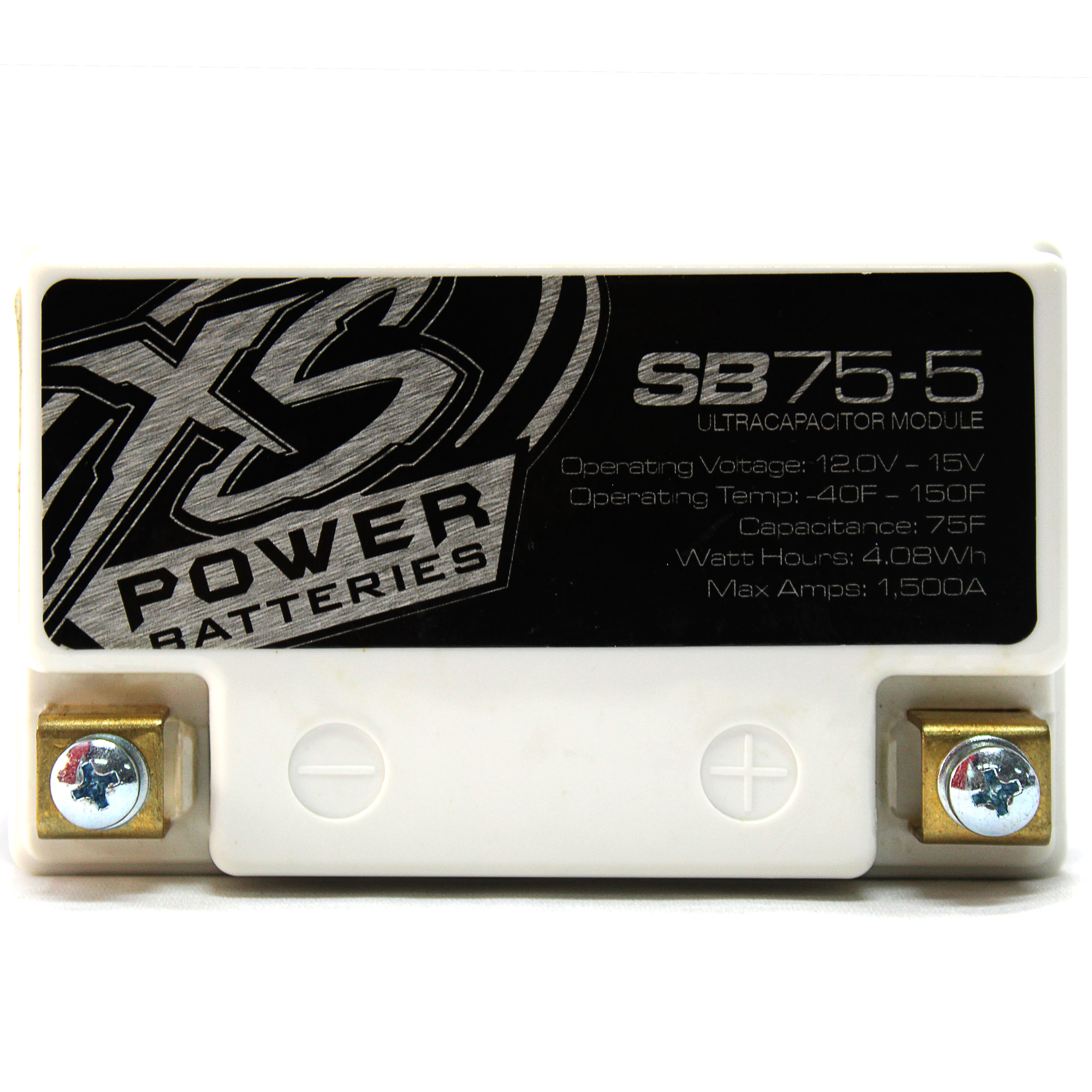 XS Power SB75-5 Black 12V 600W 75 Farad Powersports SuperBANK