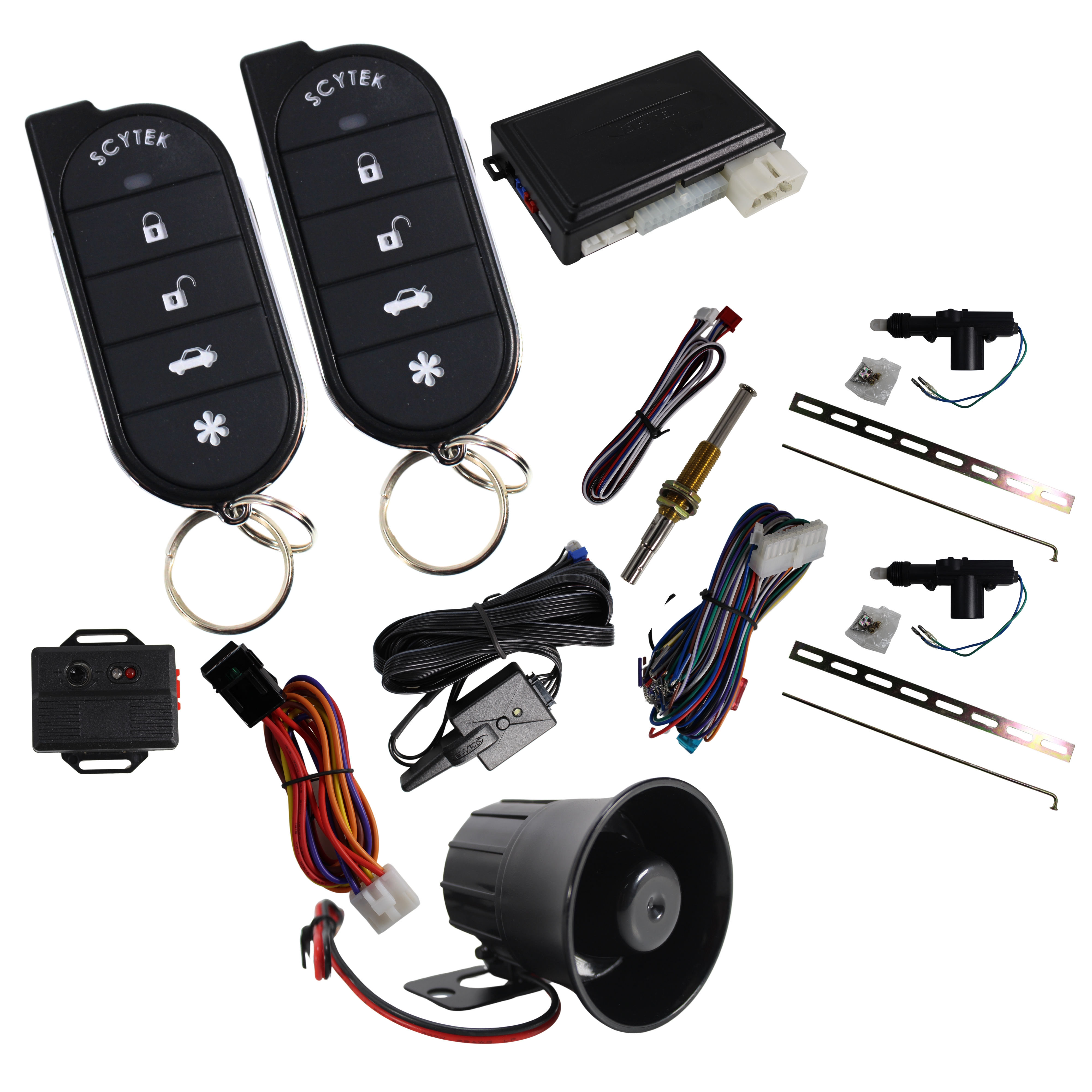 A4 5 Button Remote Engine Start, Keyless Entry, Security System w/ 2 Remotes - Picture 11 of 24