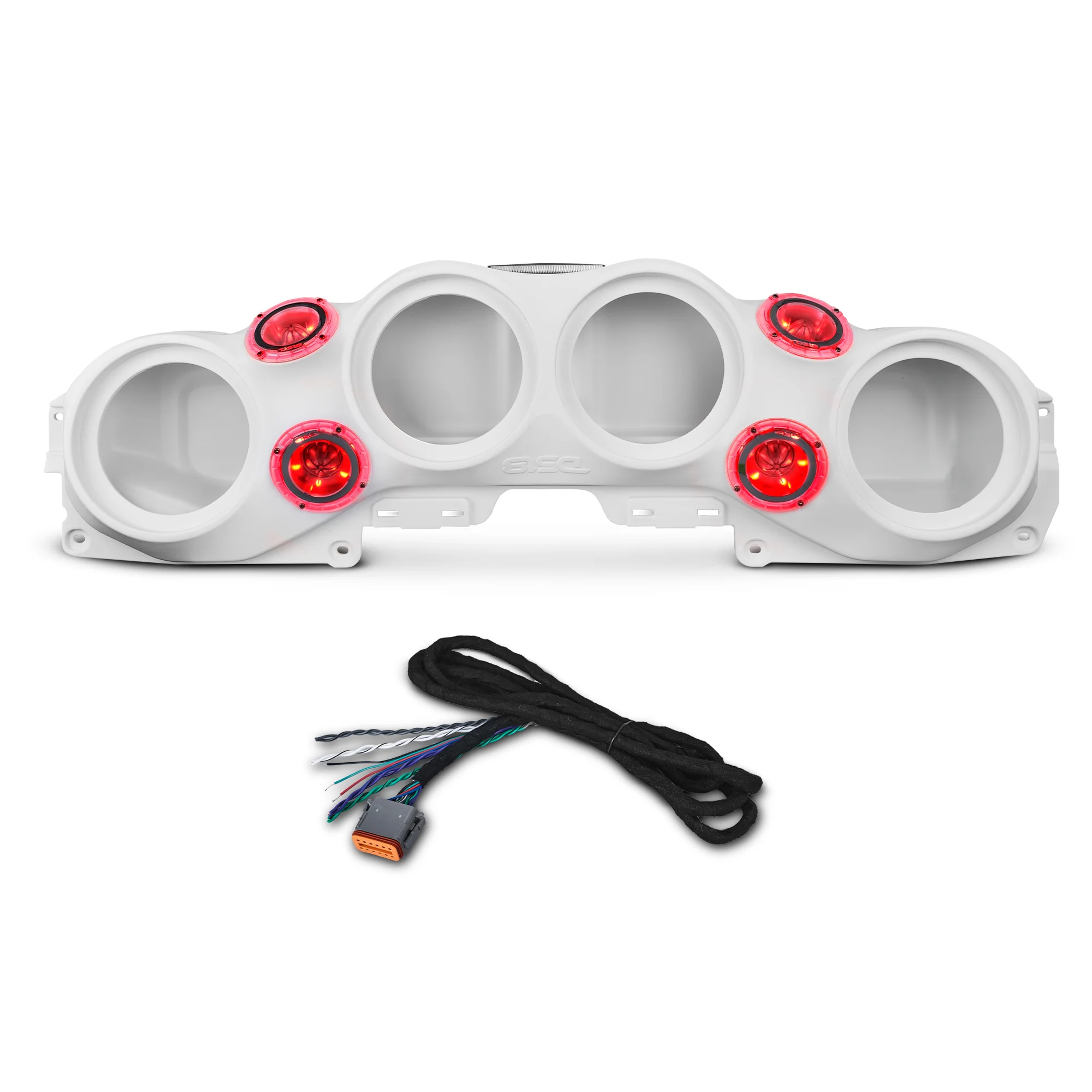 Sistema de barra de sonido superior Jeep Wrangler con 4 tweeters JL JLU JT 2018-23 - Imagen 16 de 22