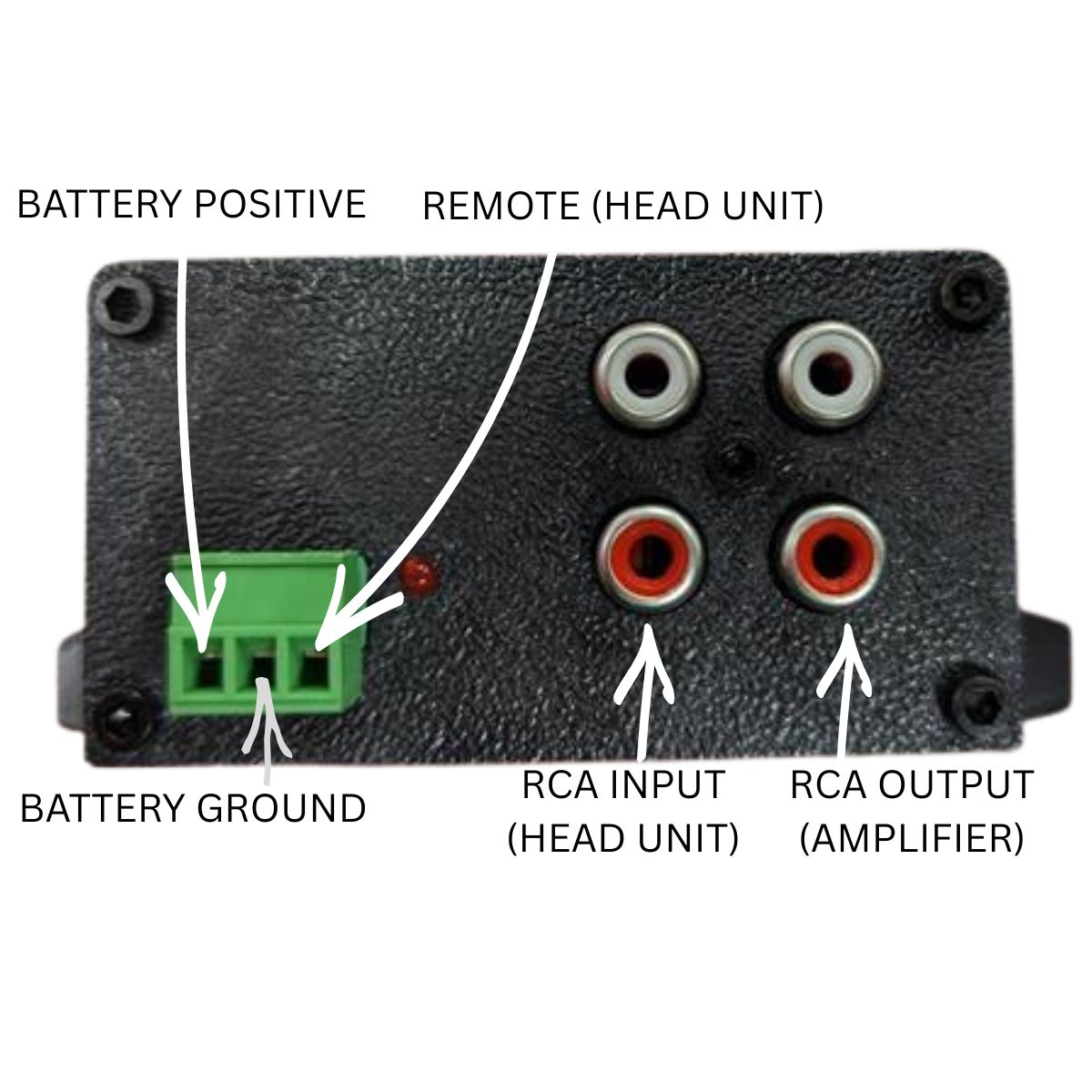 Big Jeff Edition Wireless Bass Knob OLED Display, RCA Attenuation, & Volt Meter